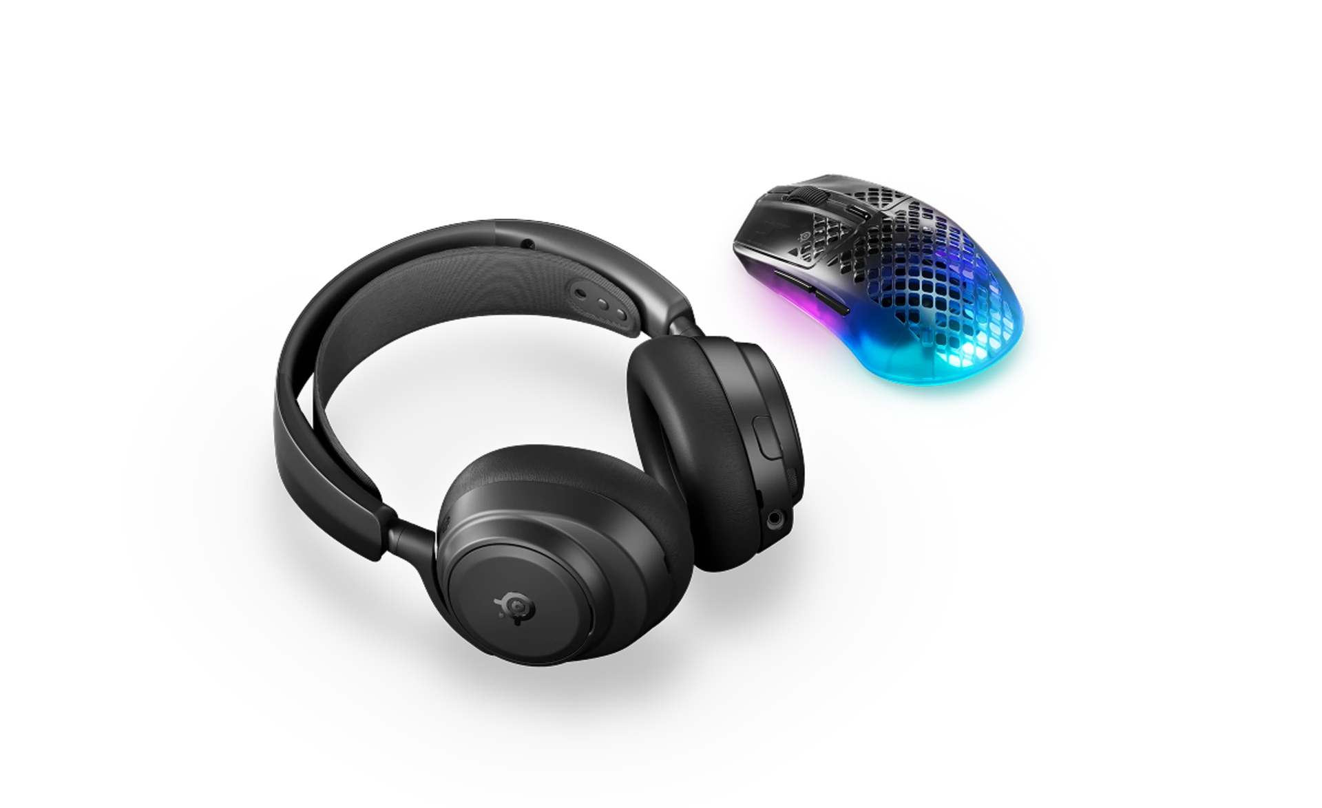 full_width image of Arctis Nova Pro Omni + Aerox 3 Wireless Gen 2 Shadow - 1 of 1 mobile