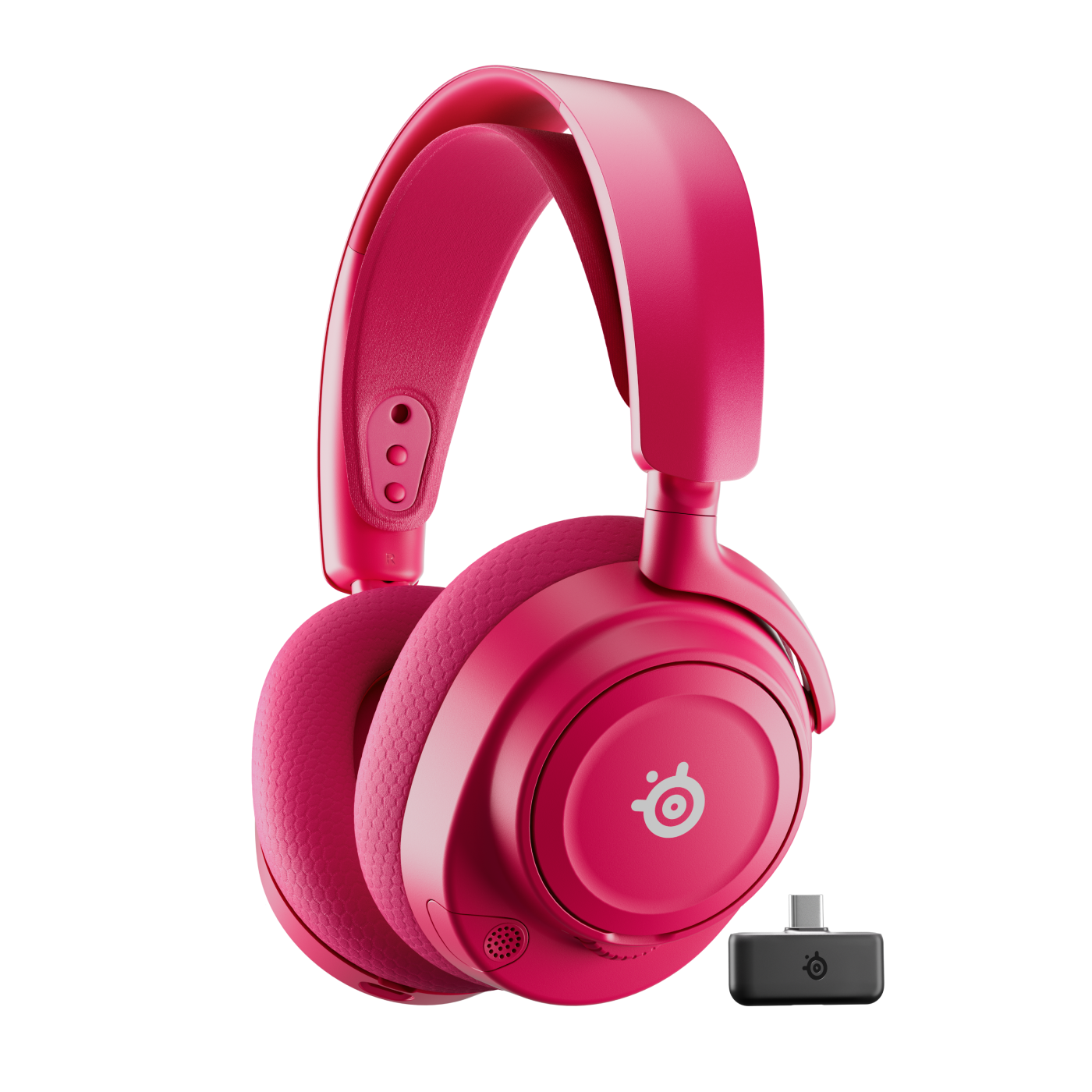 Cuffie da gioco wireless SteelSeries Arctis Nova 7 Gen 2 con controllo tramite app mobile | Magenta