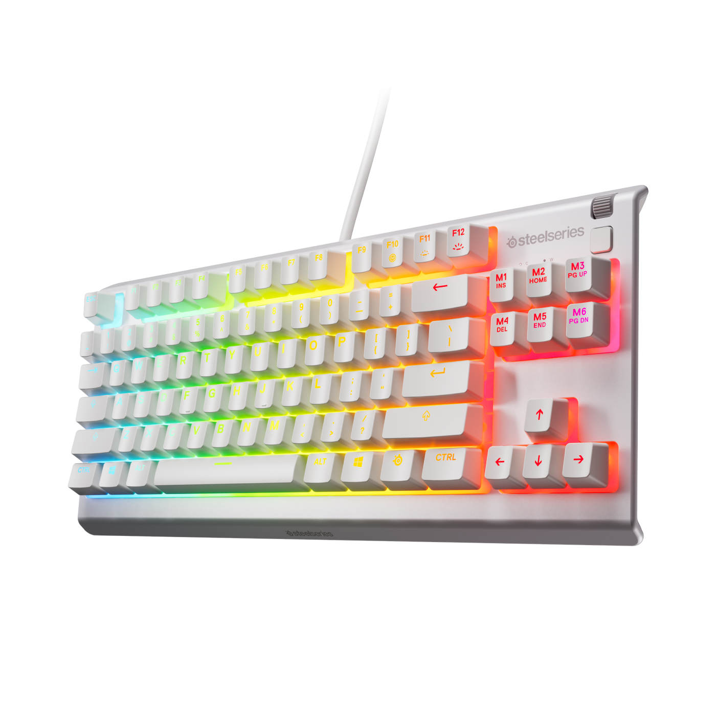 Klawiatura gamingowa SteelSeries Apex 3 TKL | Biała - FR