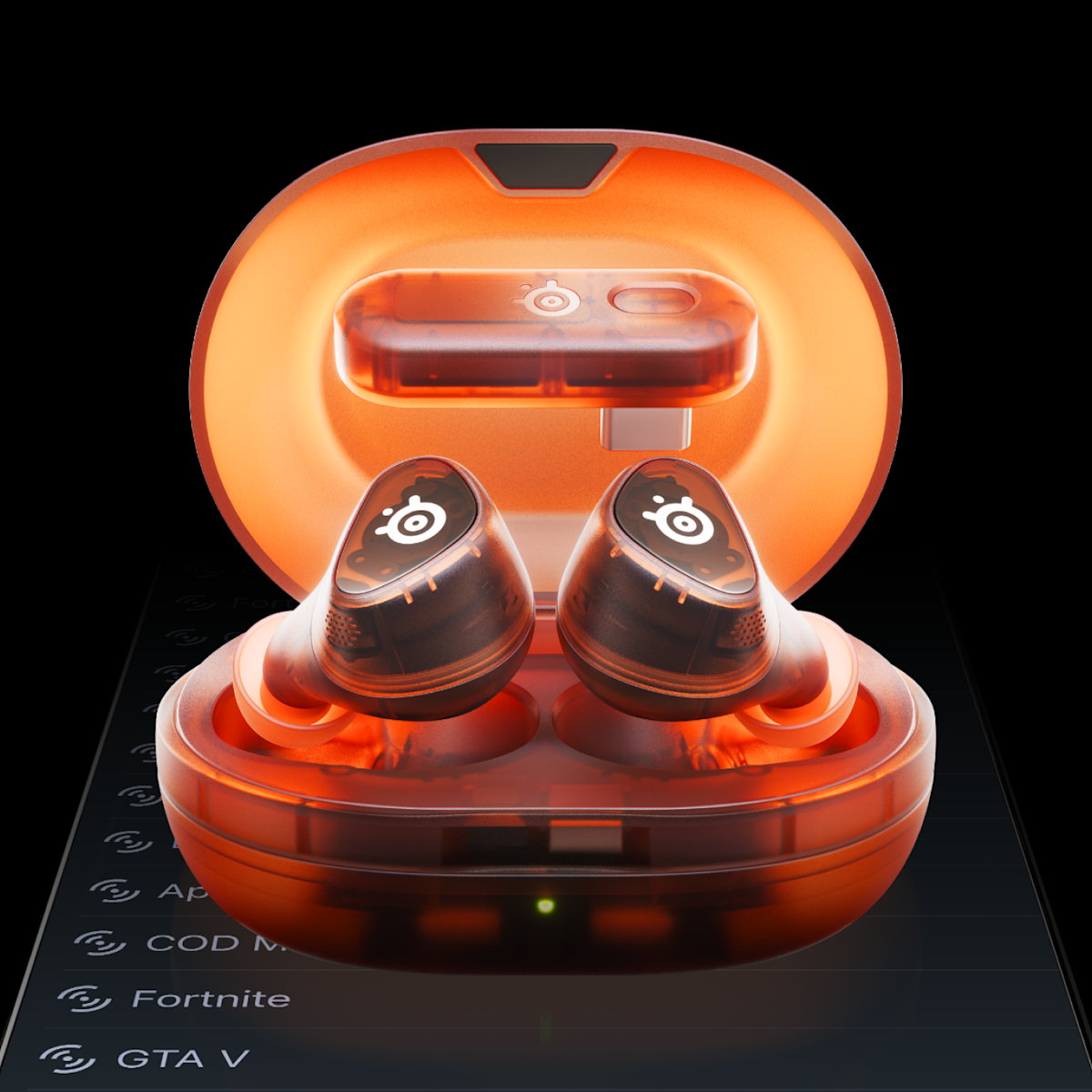 SteelSeries Arctis GameBuds® Glorange Gaming Earbuds