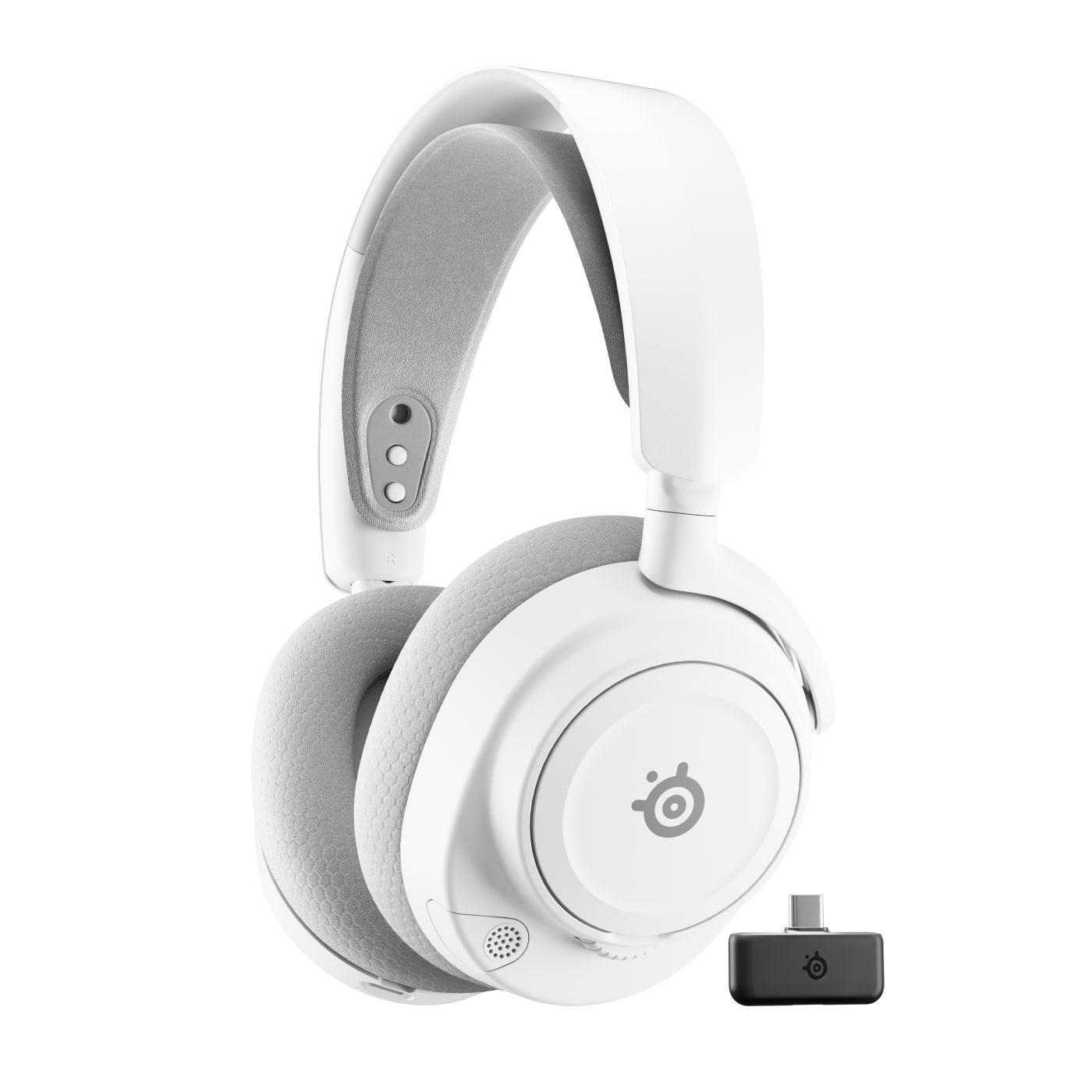 Cuffie da gioco wireless SteelSeries Arctis Nova 7P Gen 2 con controllo tramite app mobile per PlayStation | Bianco