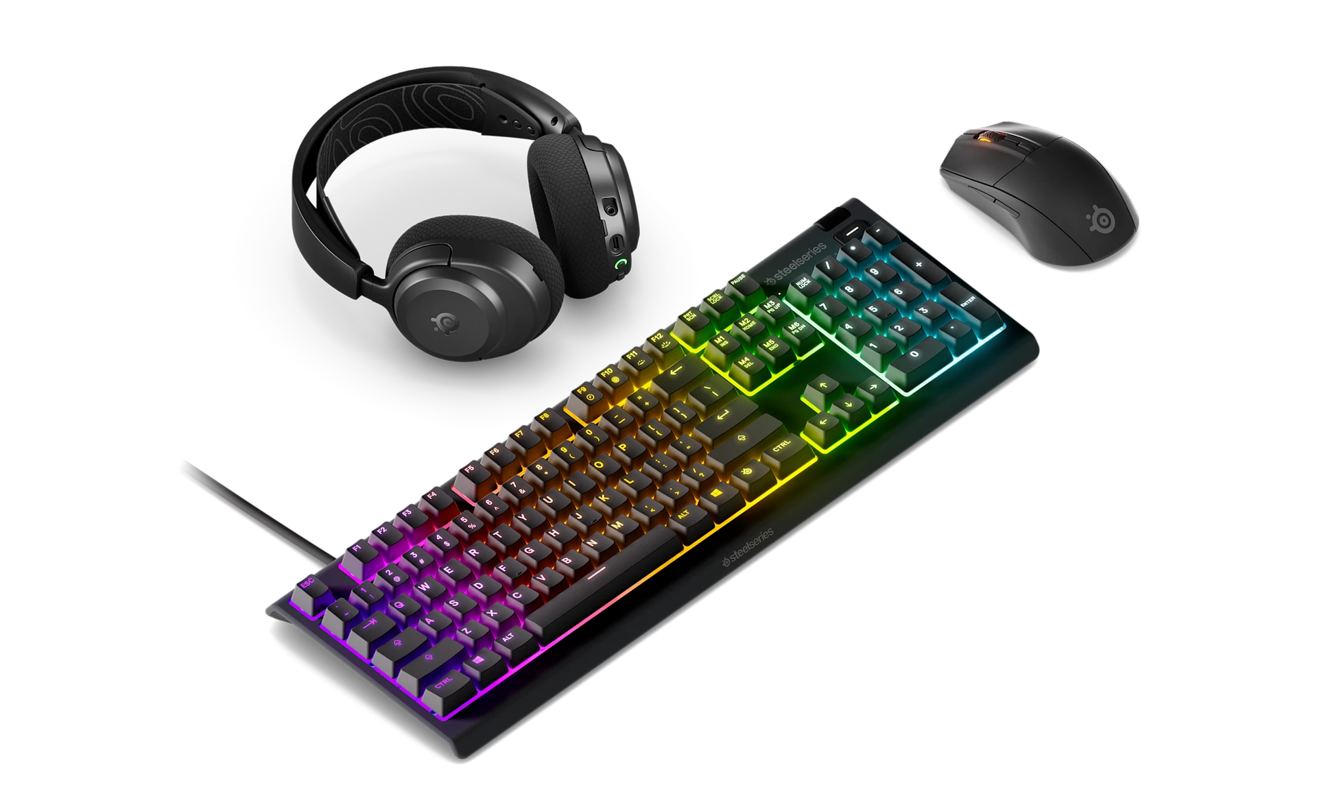 full_width image of Arctis Nova 3X Wireless + Apex 3 + Rival 3 Wireless - 1 of 1 mobile