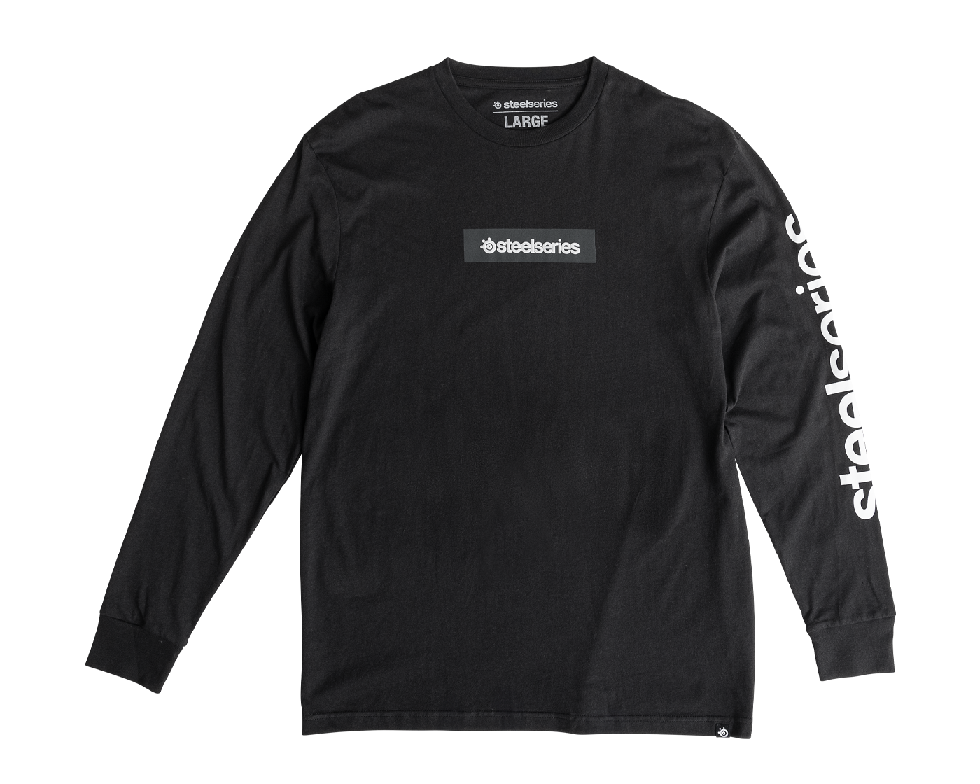T-shirt à manches longues pour homme : Noir : XL