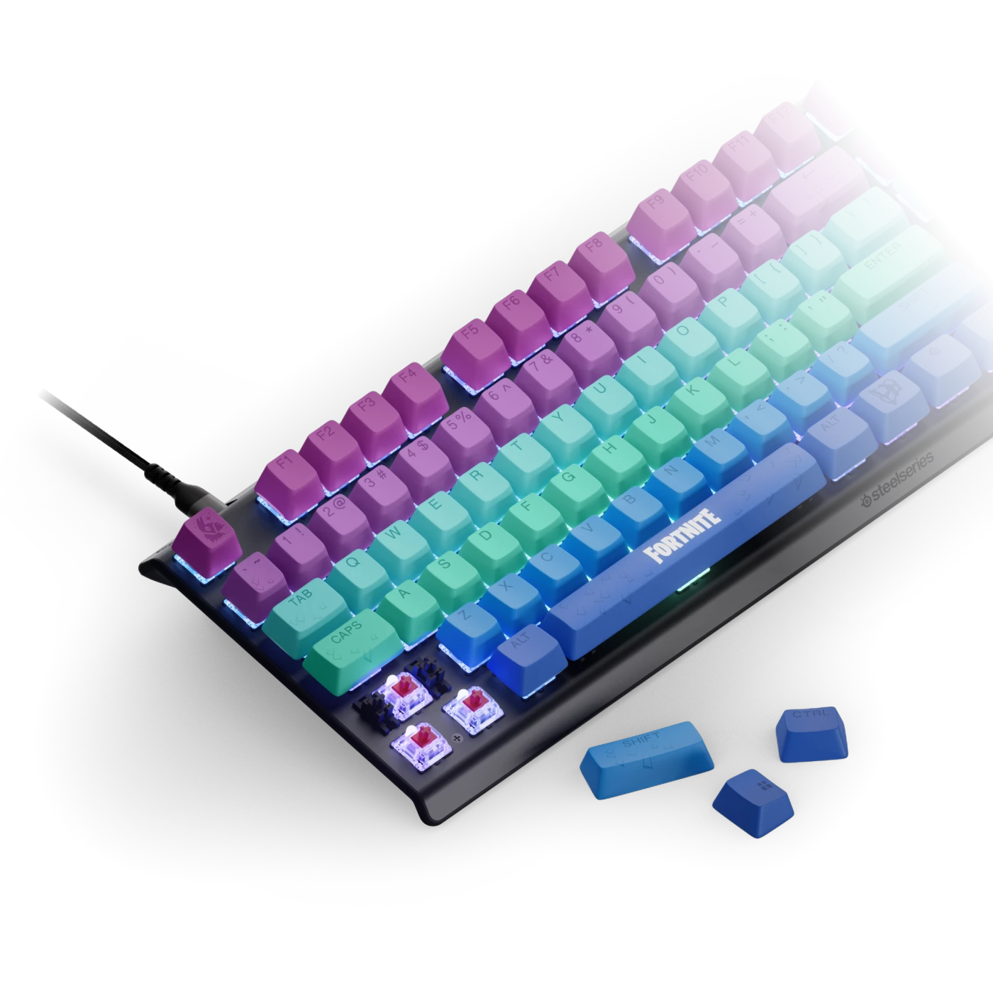 primary image of PBT Keycaps - Fortnite Supply Llama Edition