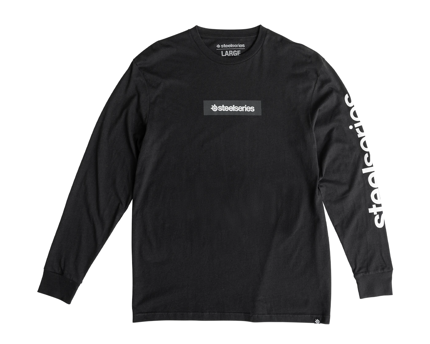 primary image of Men's Long-Sleeve T-Shirt: Black: XS