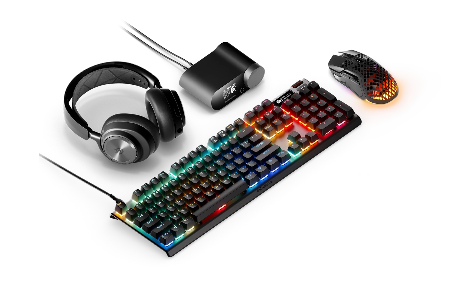 full_width image of Arctis Nova Pro Wireless for Xbox + Apex Pro Gen 3 + Aerox 5 Wireless - 1 of 1 mobile