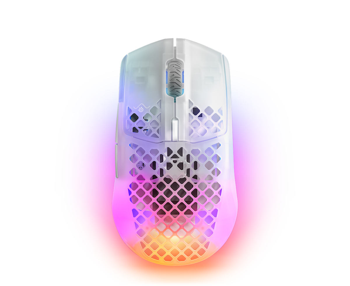 SteelSeries Aerox 3 Wireless Ghost Gaming Mouse