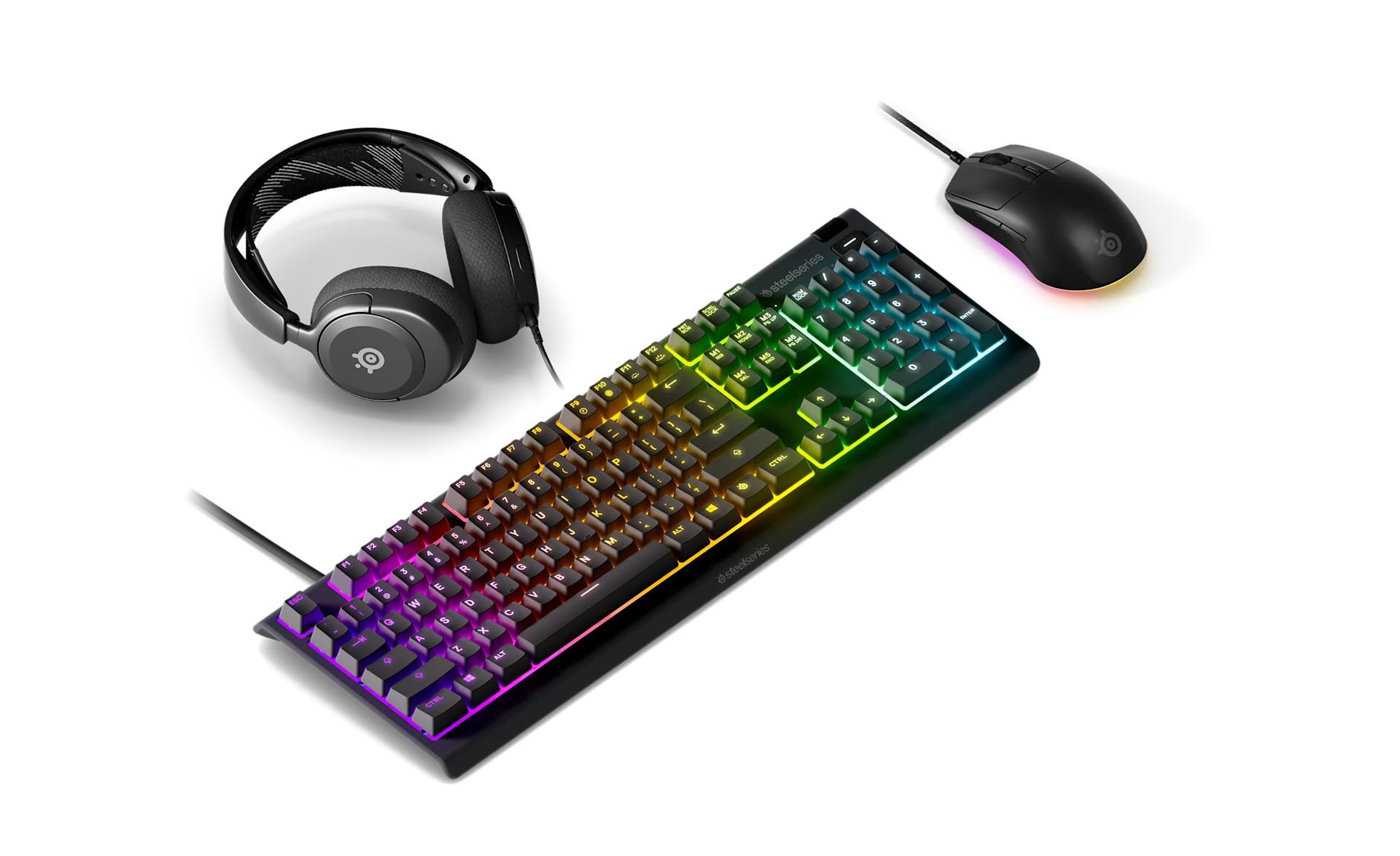 full_width image of Arctis Nova 1 + Apex 3 + Rival 3 Gen 2 - 1 of 1 mobile