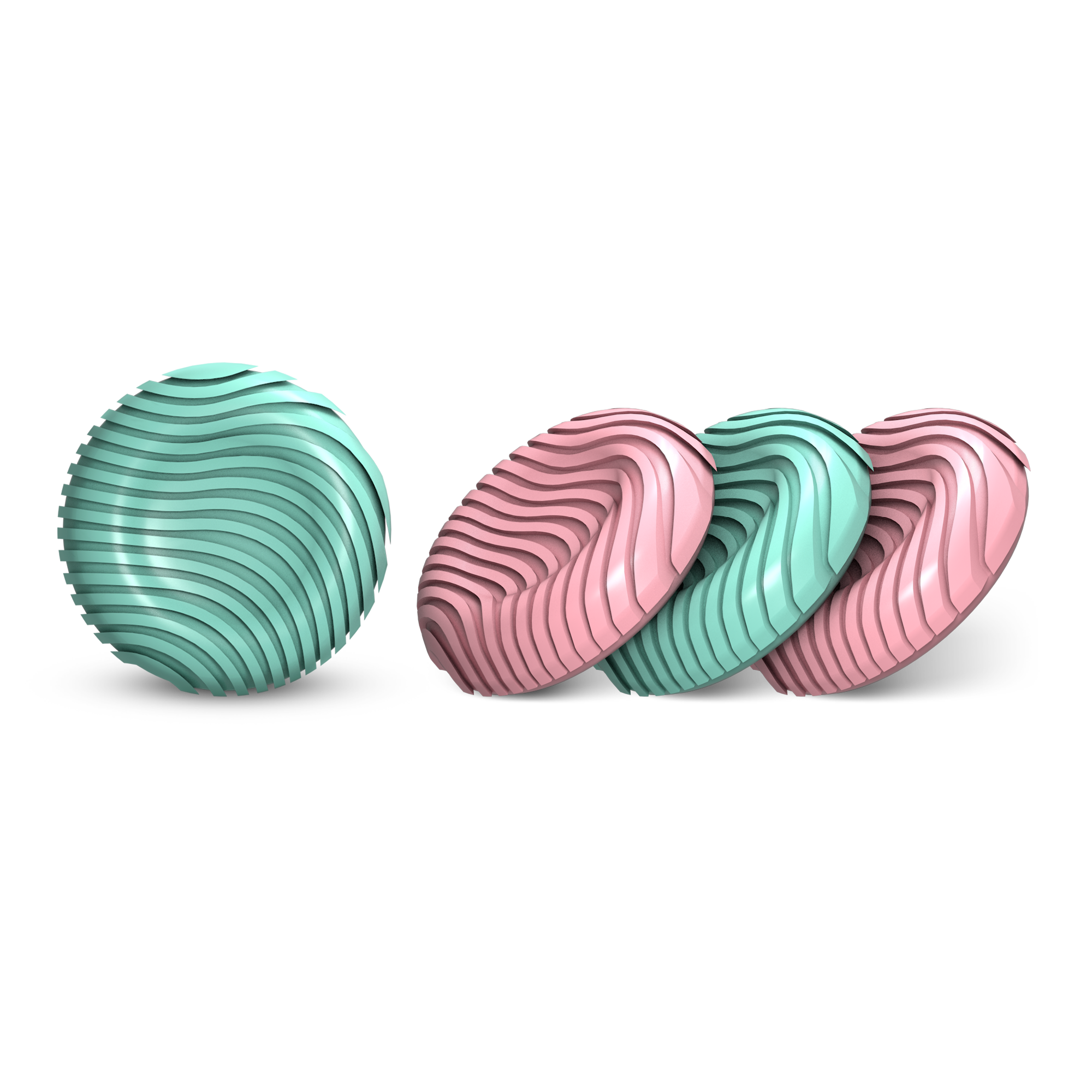 Universal No-Slip Thumb Grips - Strawberry Sage Edition