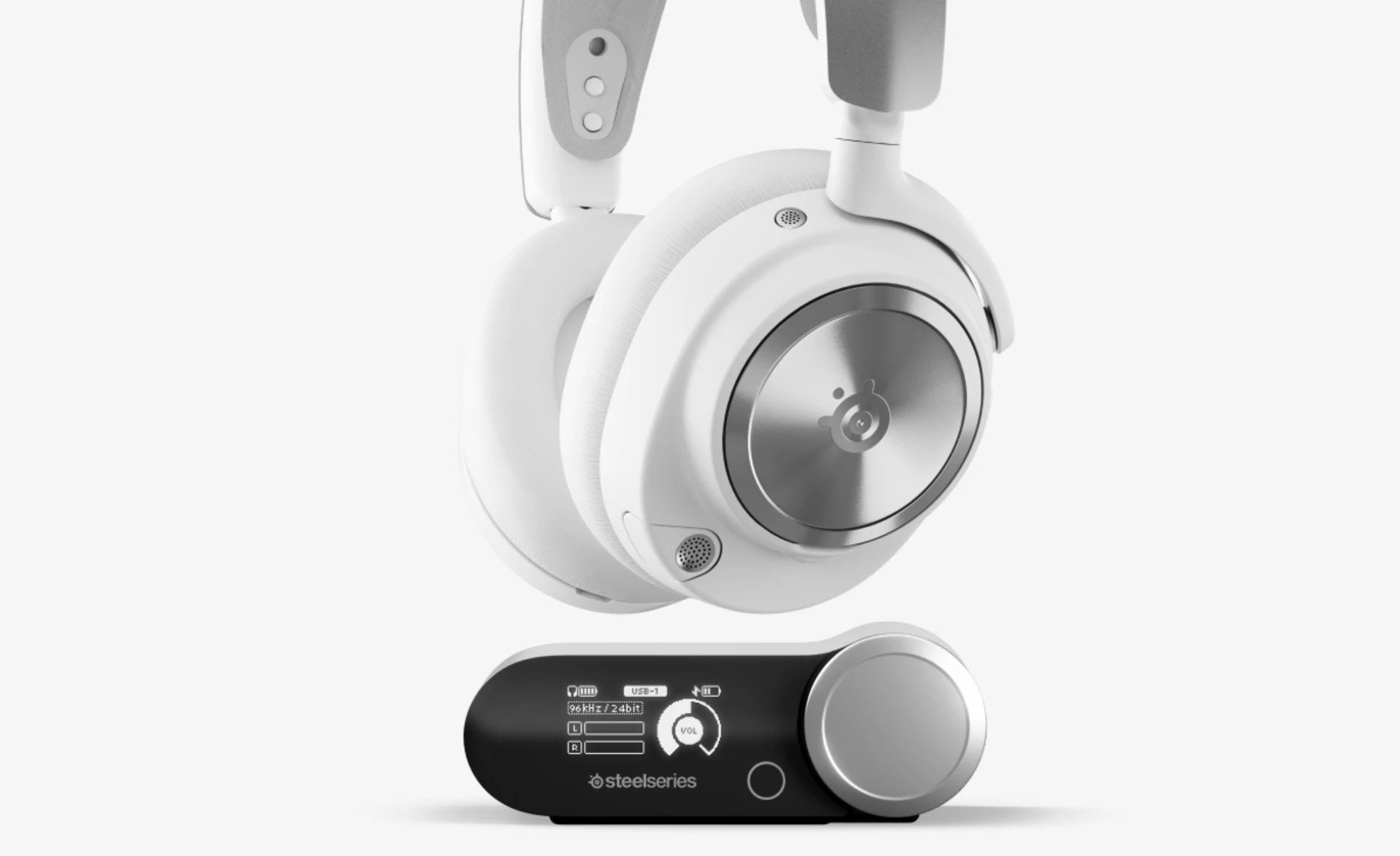 ヘッドホン SteelSeries ARCTIS NOVA PRO WIRELESS Arctis Nova Pro Wireless for PC & PlayStation - White