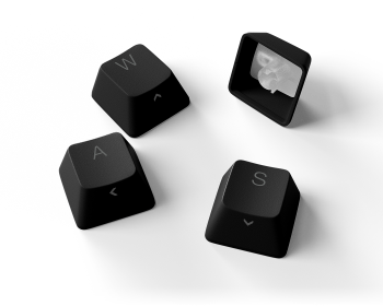 PBT-Tastenkappen: Schwarz