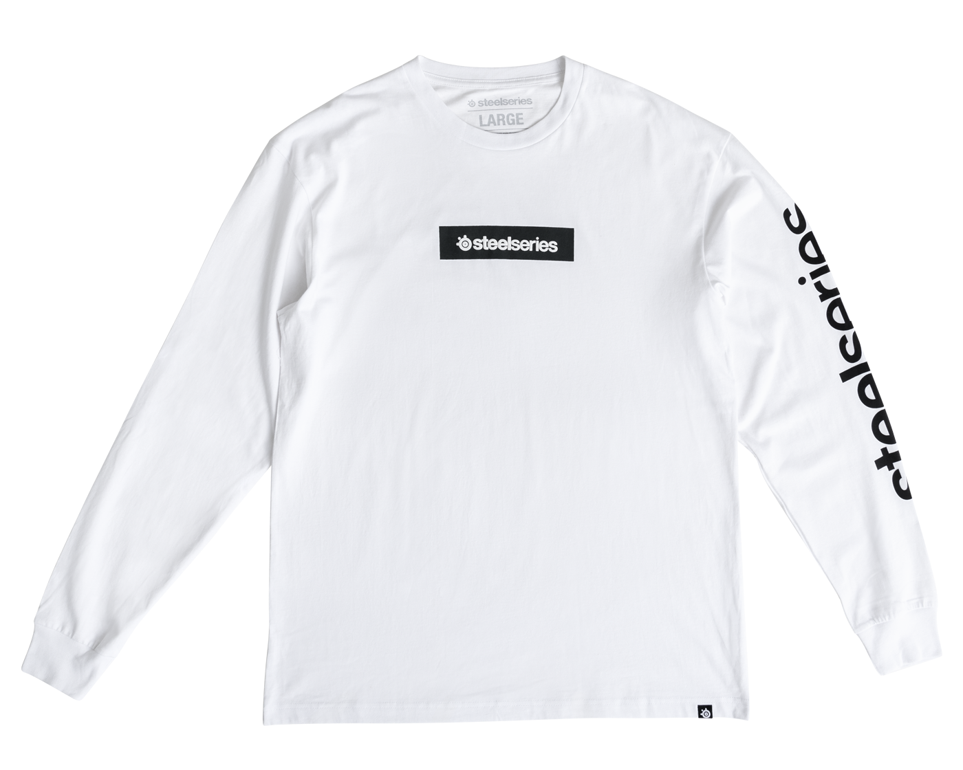 Men's Long-Sleeve T-Shirt: White: XXL