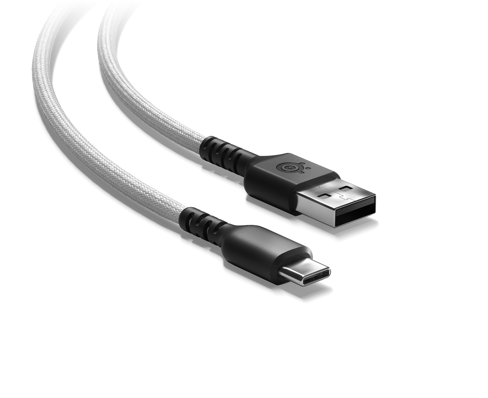 SteelSeries Aerox 3 Super Mesh -kaapeli A-C - valkoinen - 1,8 m