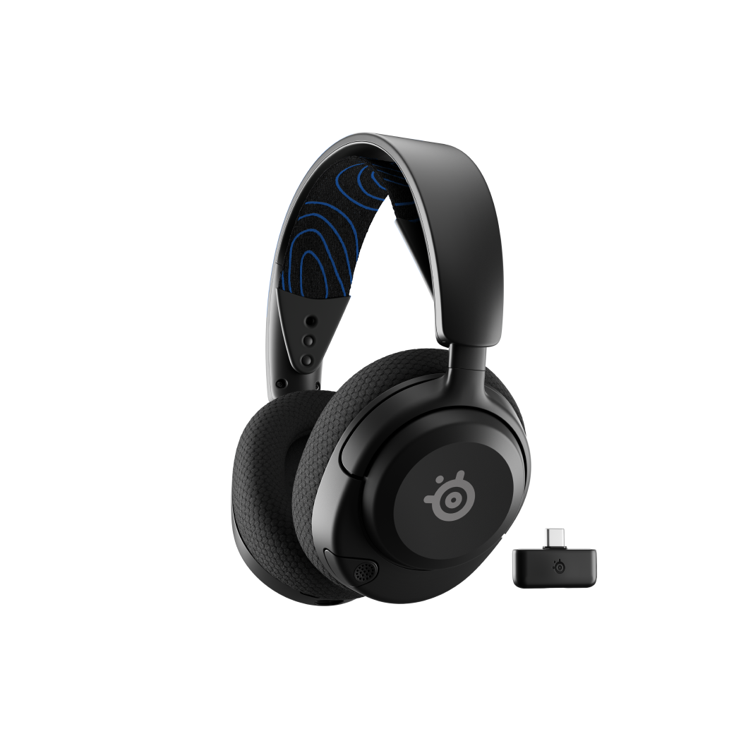 Bezprzewodowy zestaw słuchawkowy SteelSeries Arctis Nova 5P do PlayStation i PC | Czarny