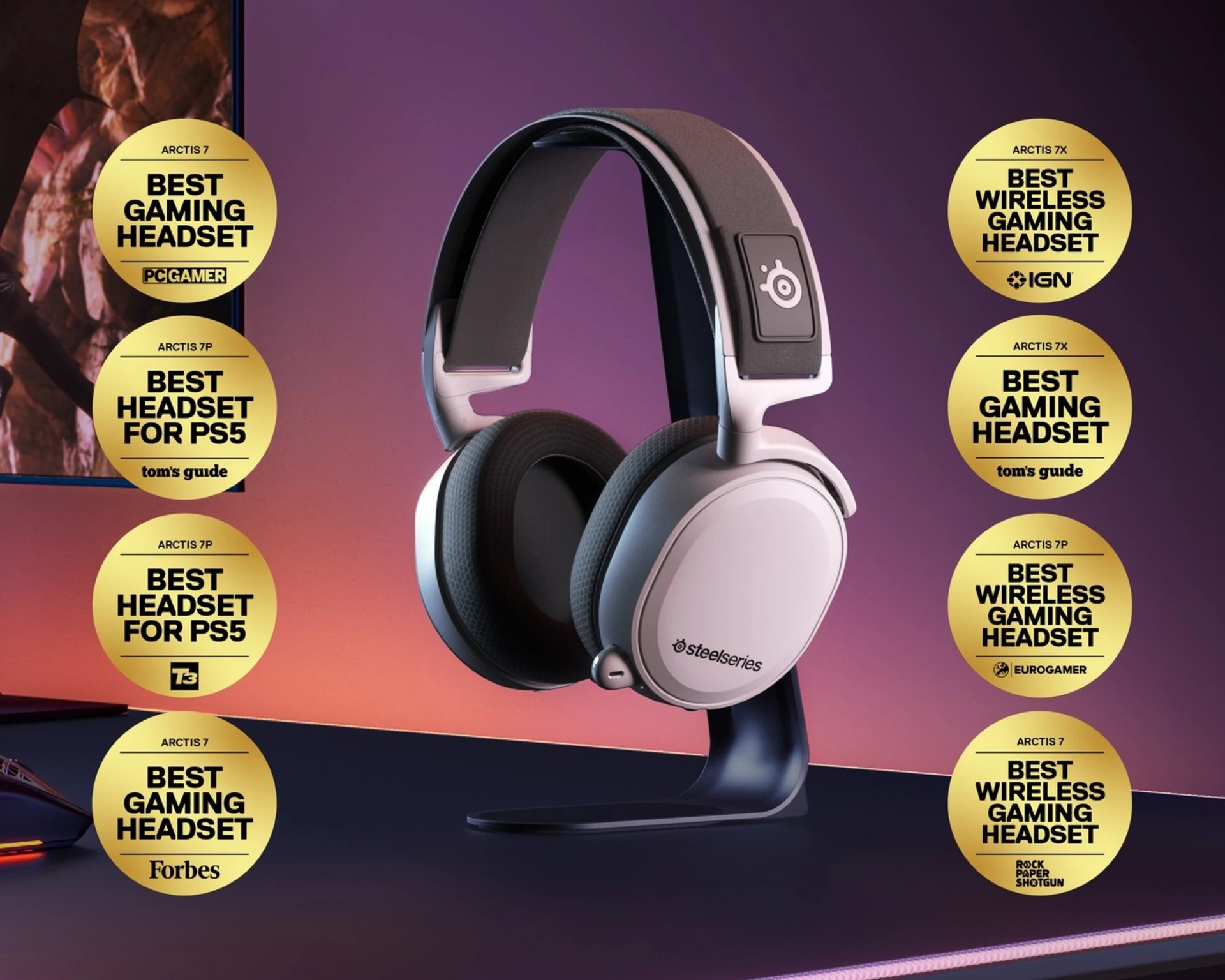 Wireless Headset Steelseries Arctis Chatmix Ps4 7p Wireless Arctis