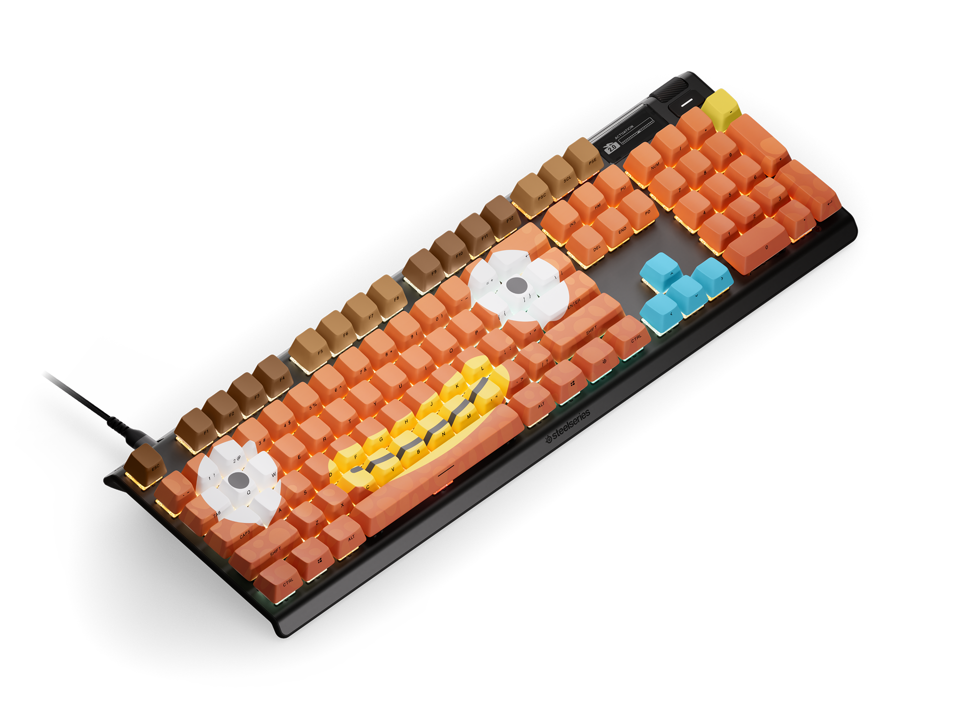 SteelSeries PBT Keycaps, цвет: Fortnite Fishstick Edition — фото 2
