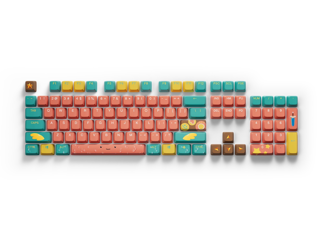 Key Caps Do PBT Keycaps - Fortnite Guff Edition