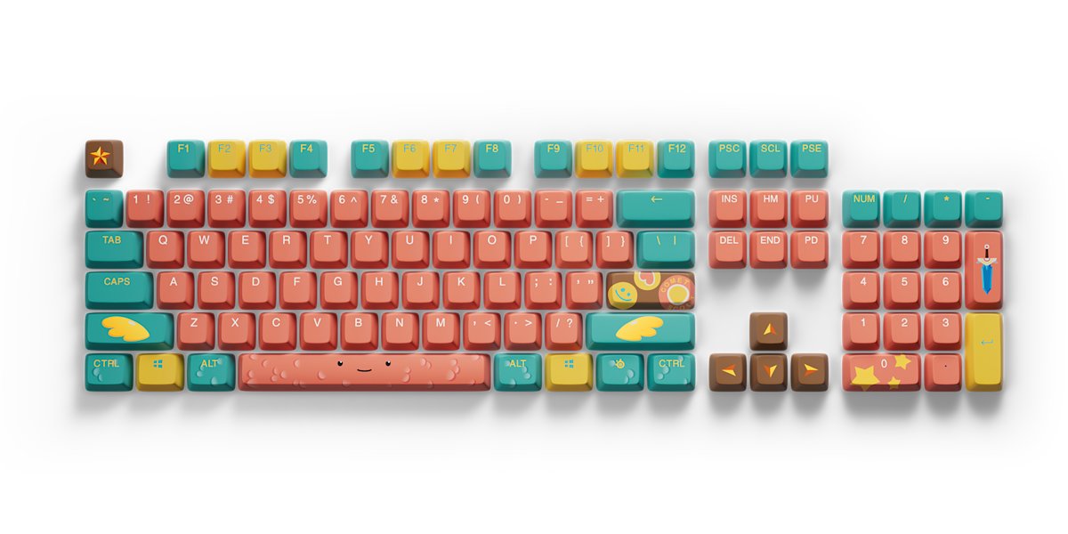 Key Caps Do PBT Keycaps - Fortnite Guff Edition