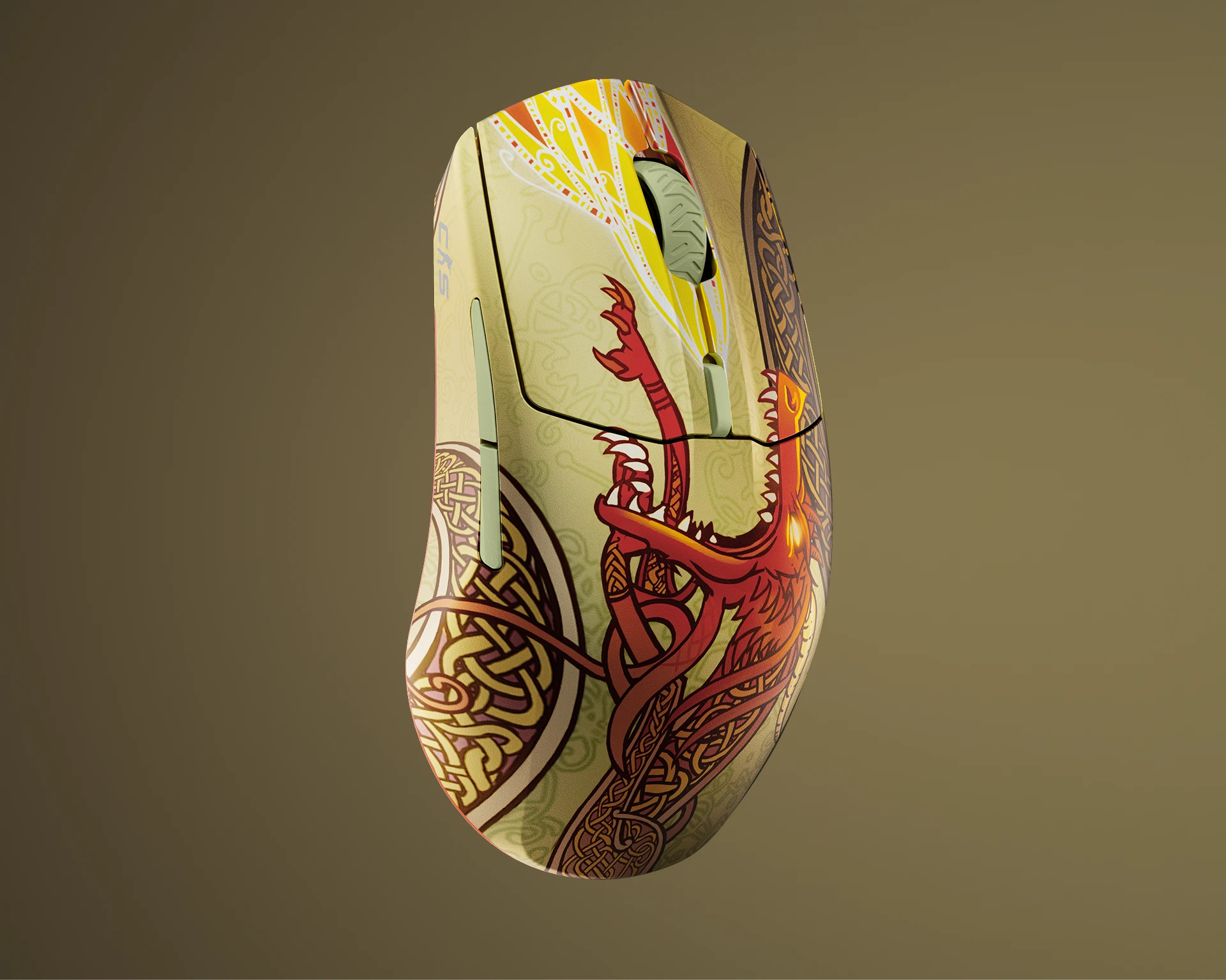 full_width image of SteelSeries Wireless Gaming Mouse CS2 Dragon Lore Edition - 1 of 5 mobile