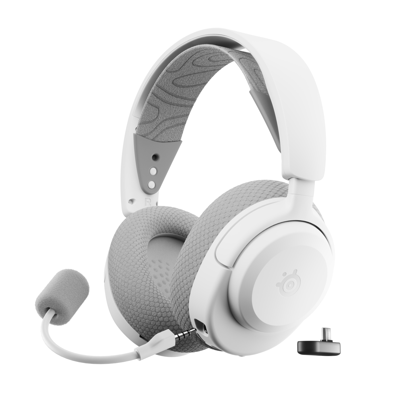 SteelSeries Arctis Nova 3P trådløst spillheadset for PlayStation og PC | Hvit