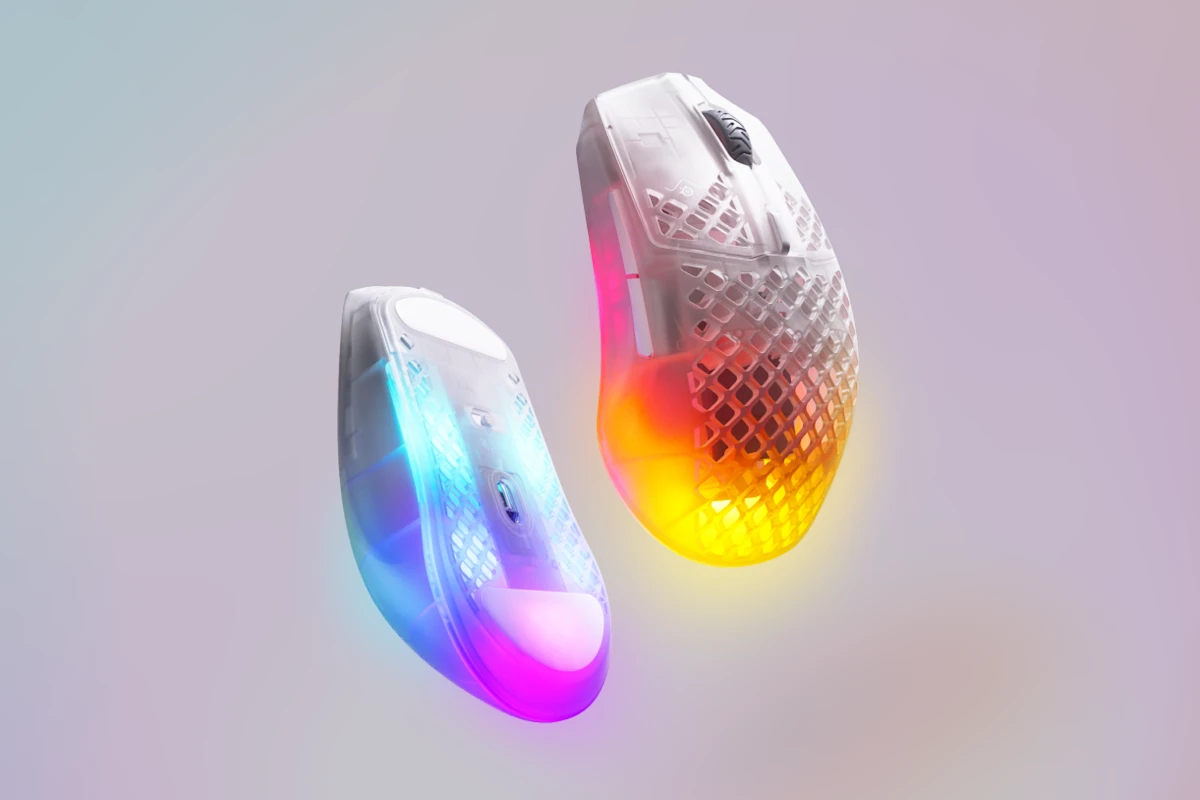 SteelSeries Aerox 3 Wireless Ghost - La souris gaming ultra-légère qui ne fait aucun compromis