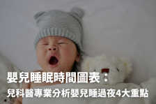 嬰兒睡眠時間表｜醫教10招讓寶寶睡過夜、全家都好眠