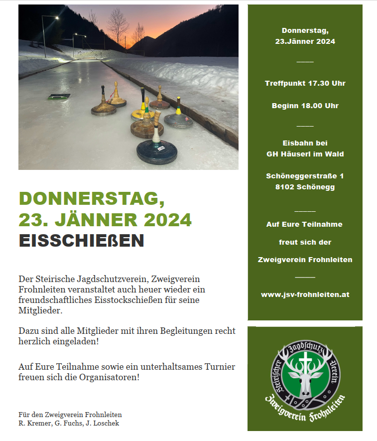 Einladung Eisstockschießen2025