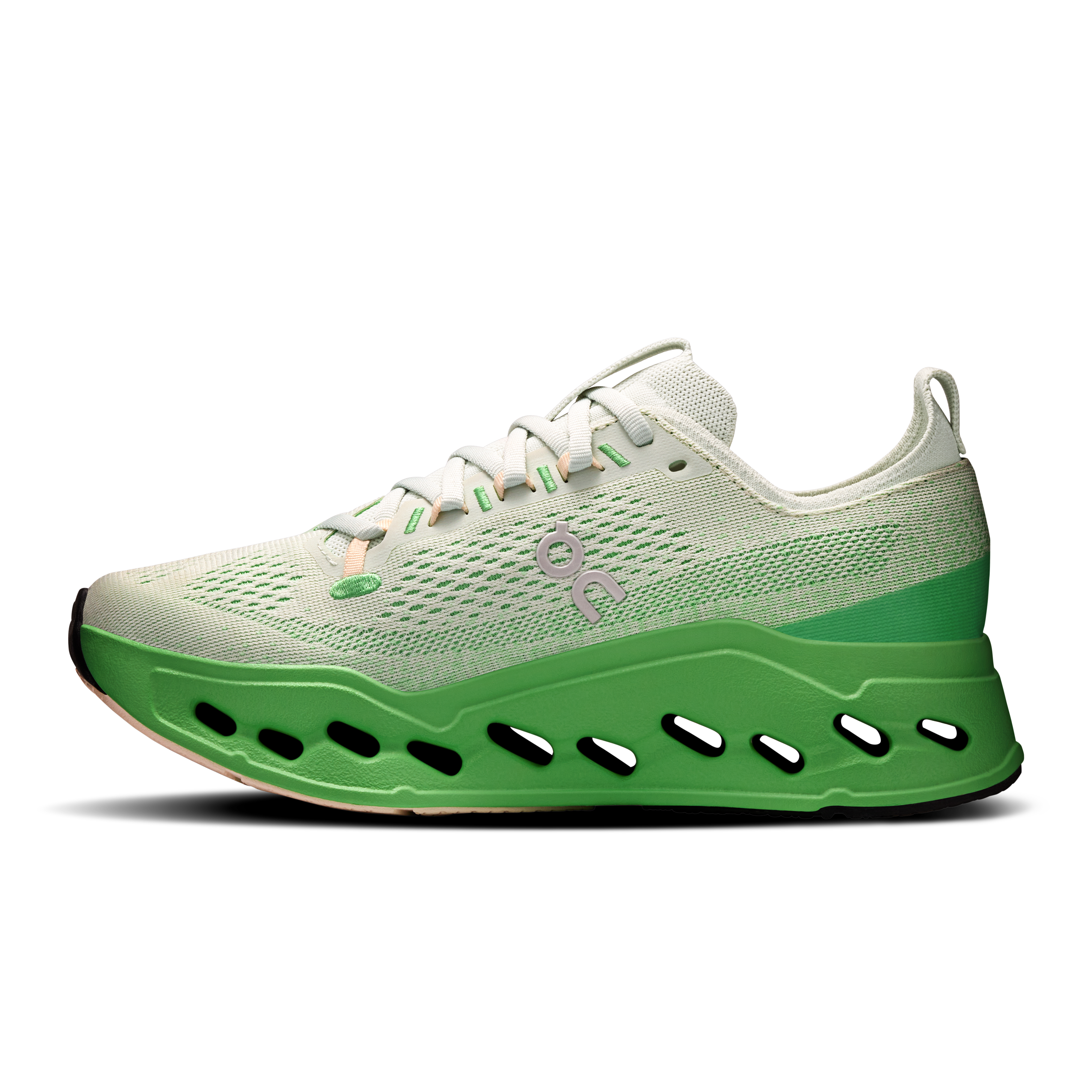 On Cloudsurfer Max Mineral & Honeydew Women Road running Shoes