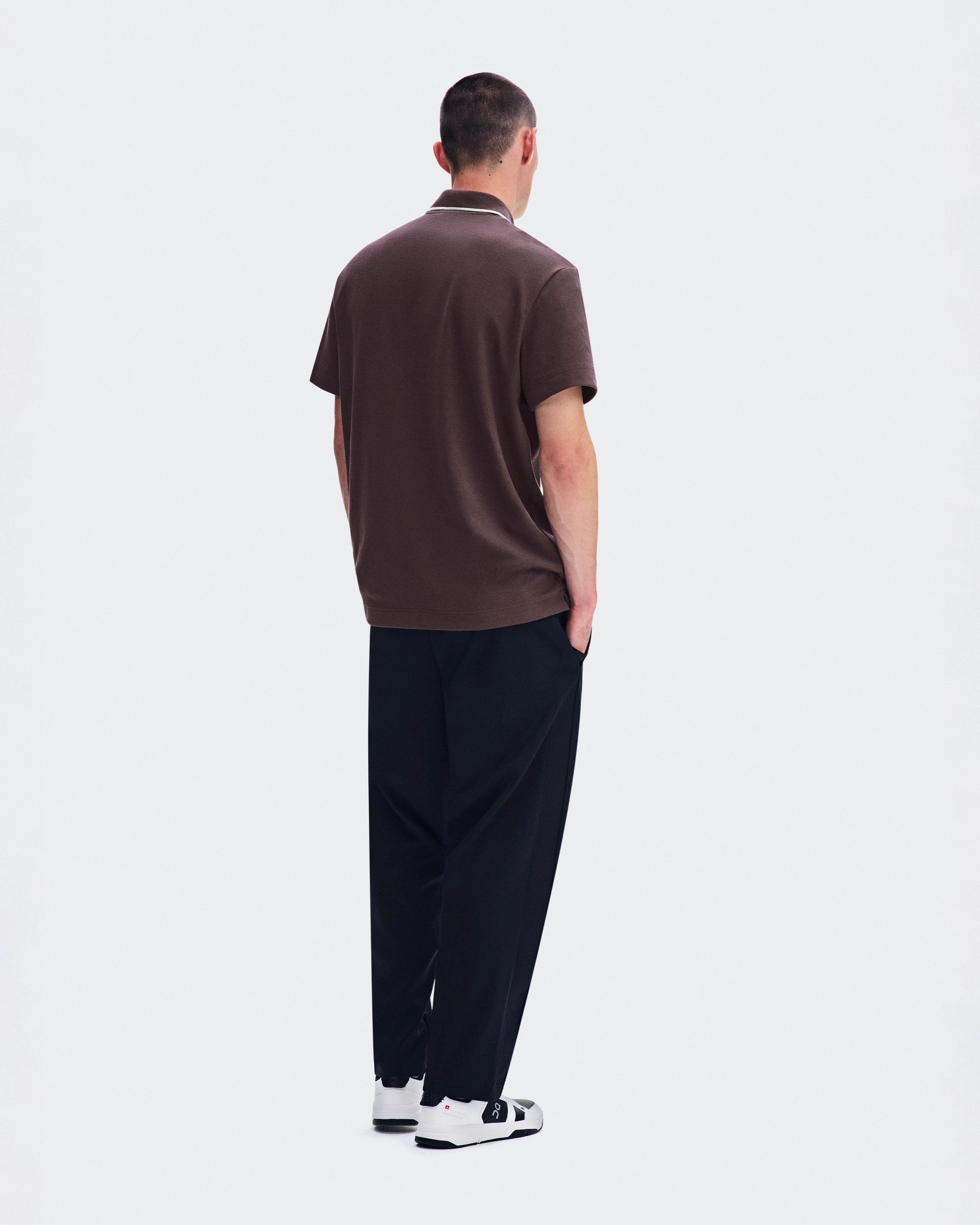 On Courtside Polo Mulberry Men Tops and t-shirts