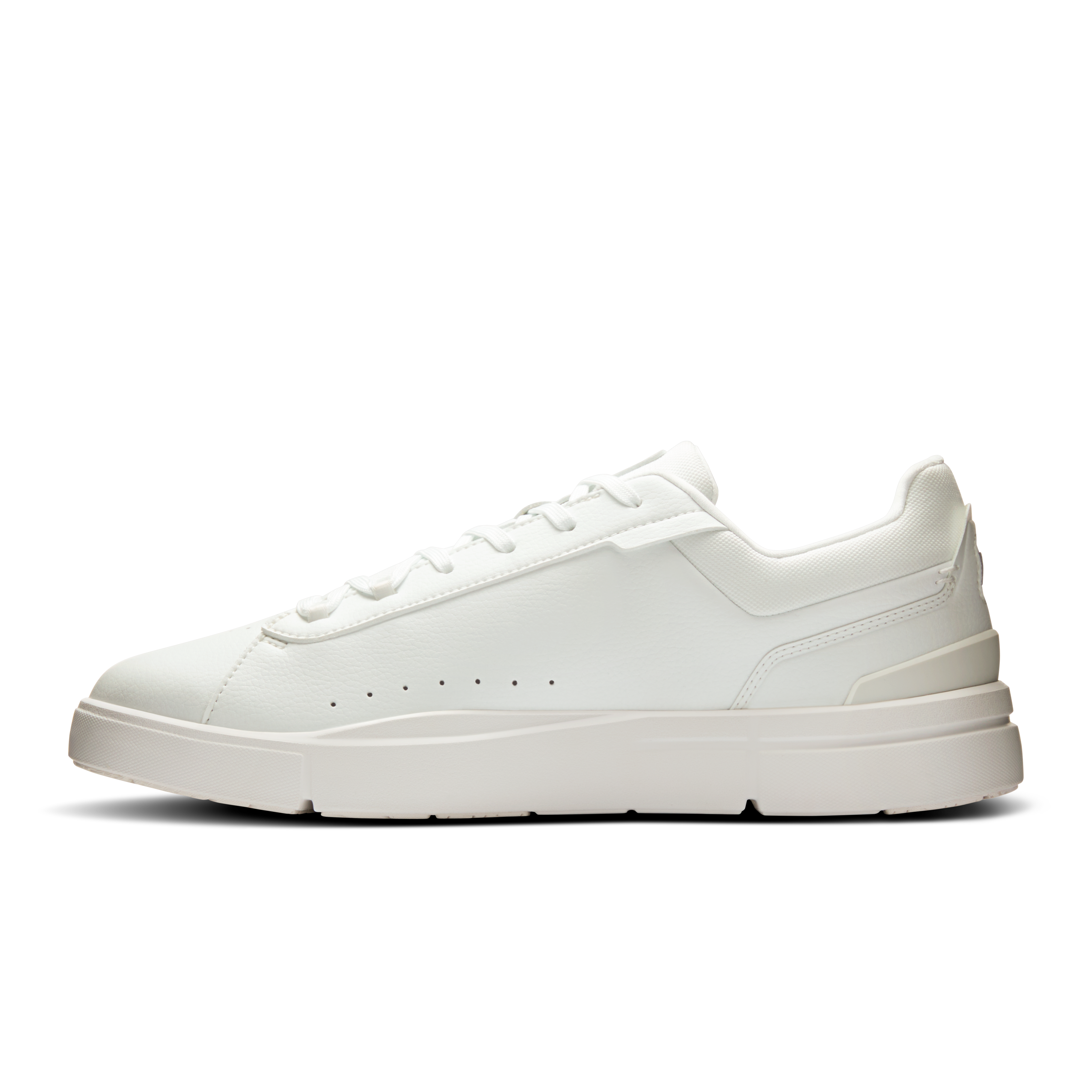 On THE ROGER Advantage White & White 남성 테니스 신발