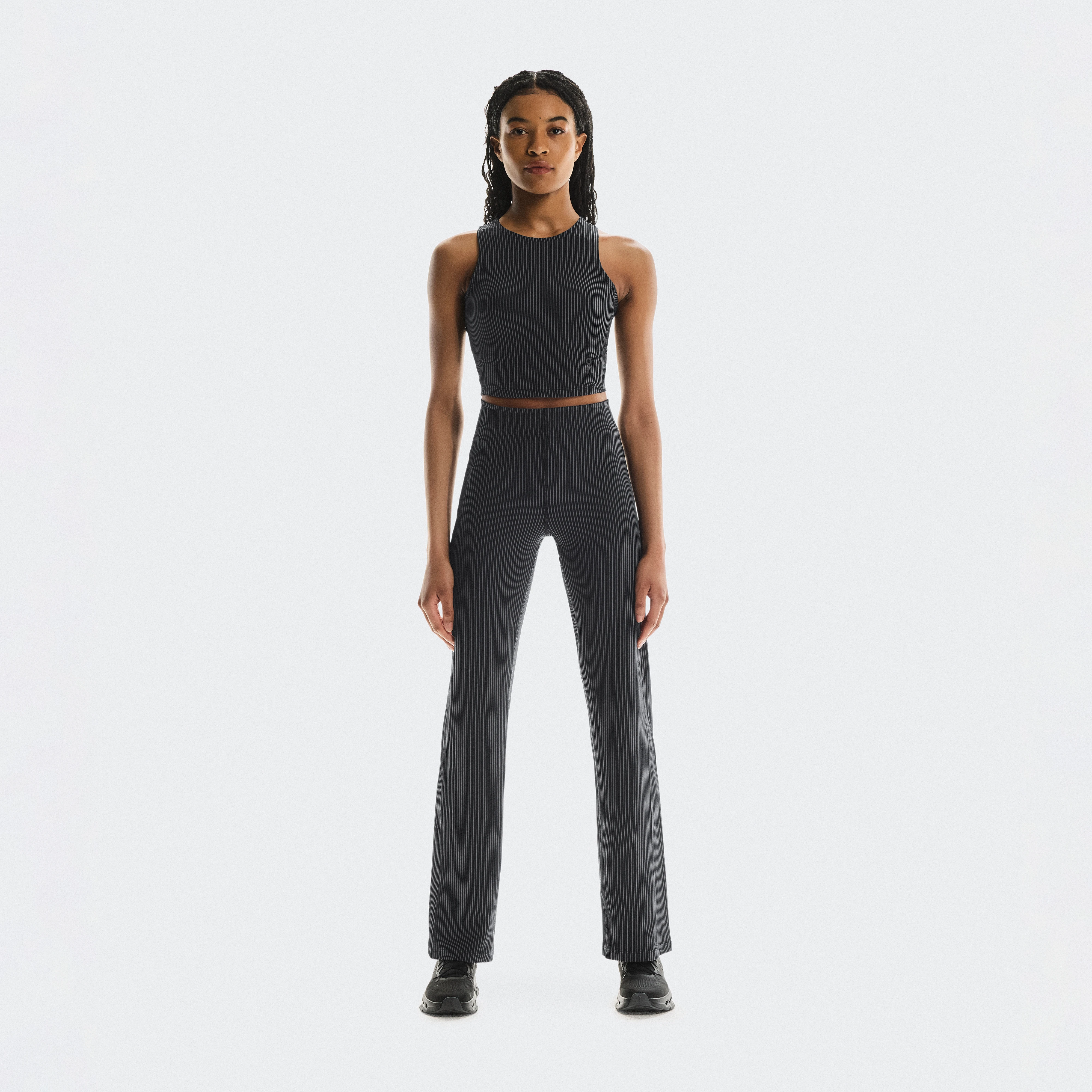 On All-Day Ribbed Pants Black Grey Women Women – All-day, travel, lifestyle Pants