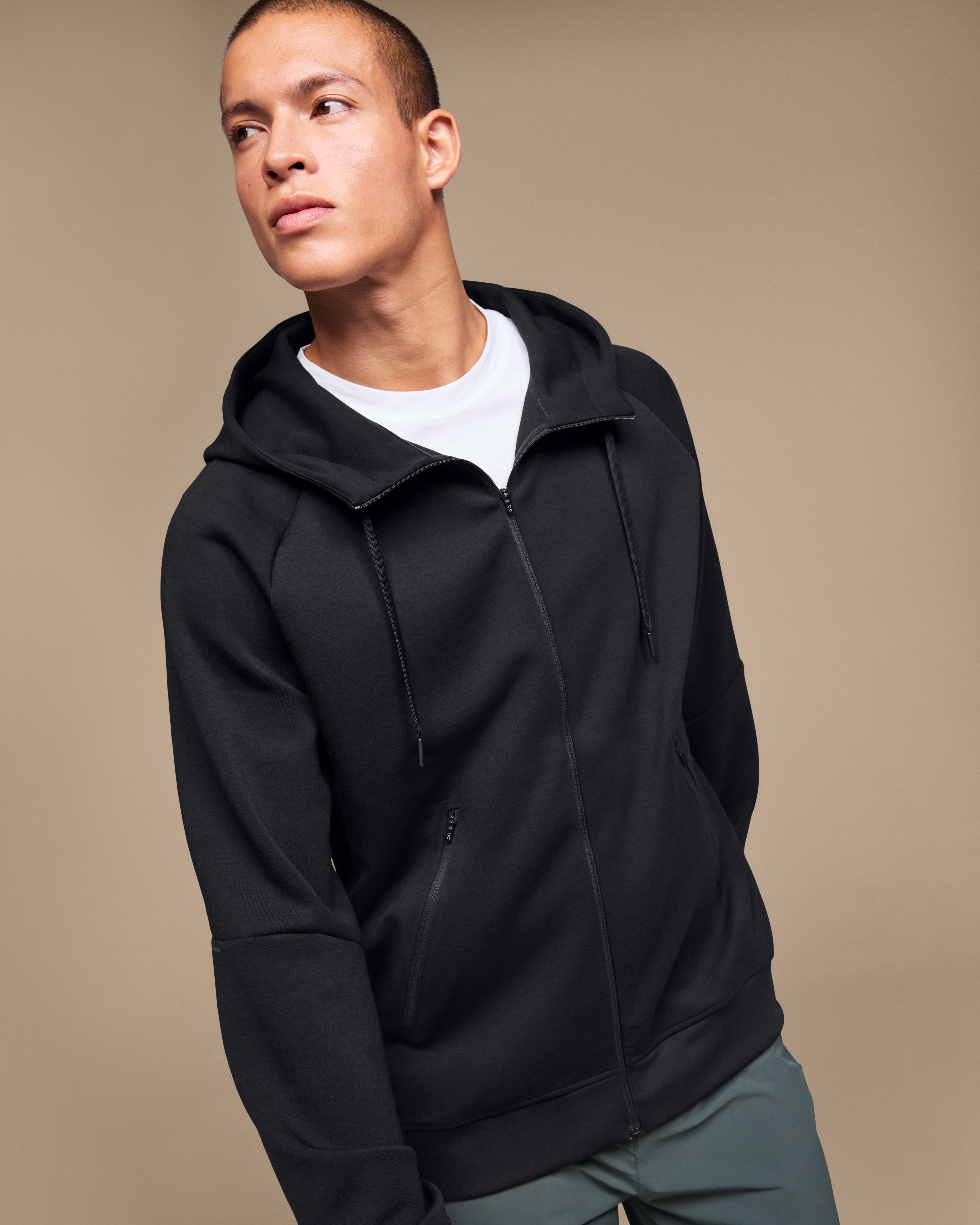 Zipped HoodieMen / Black / L