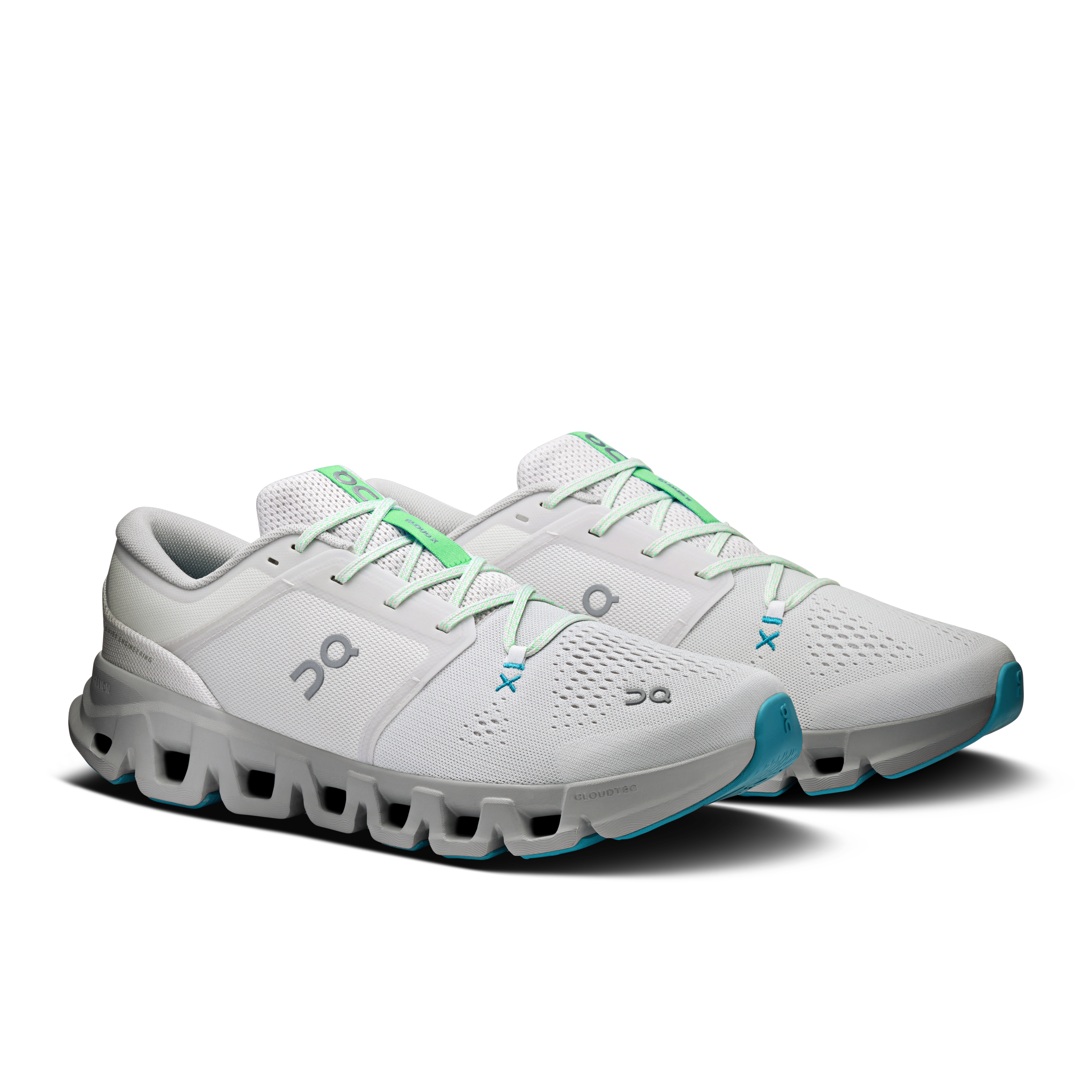 On Cloud X 5 Frost & Alloy Masculino Vida ativa Tênis