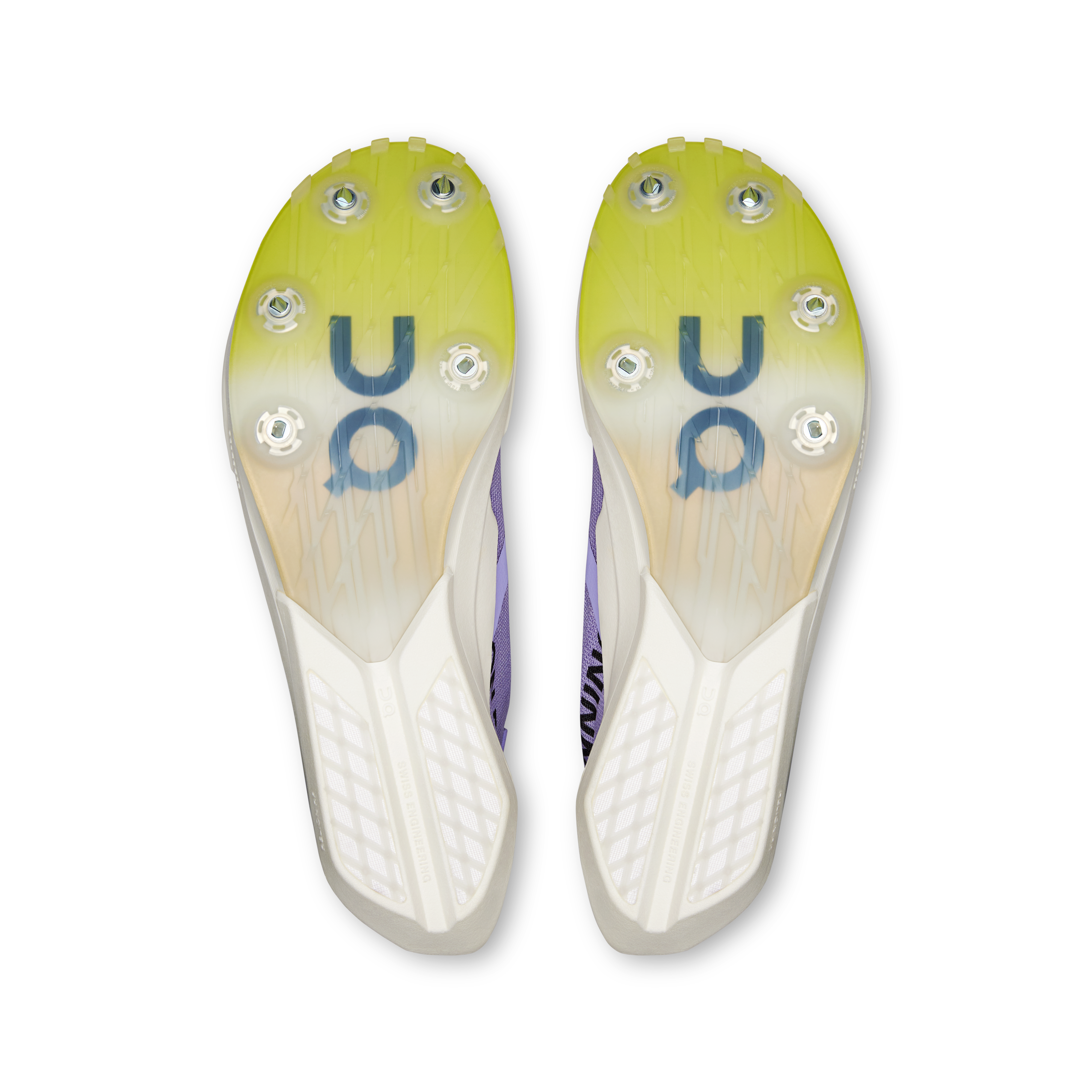 On Cloudspike Amplius 2 Bloom & Lime Damen Track Schuhe