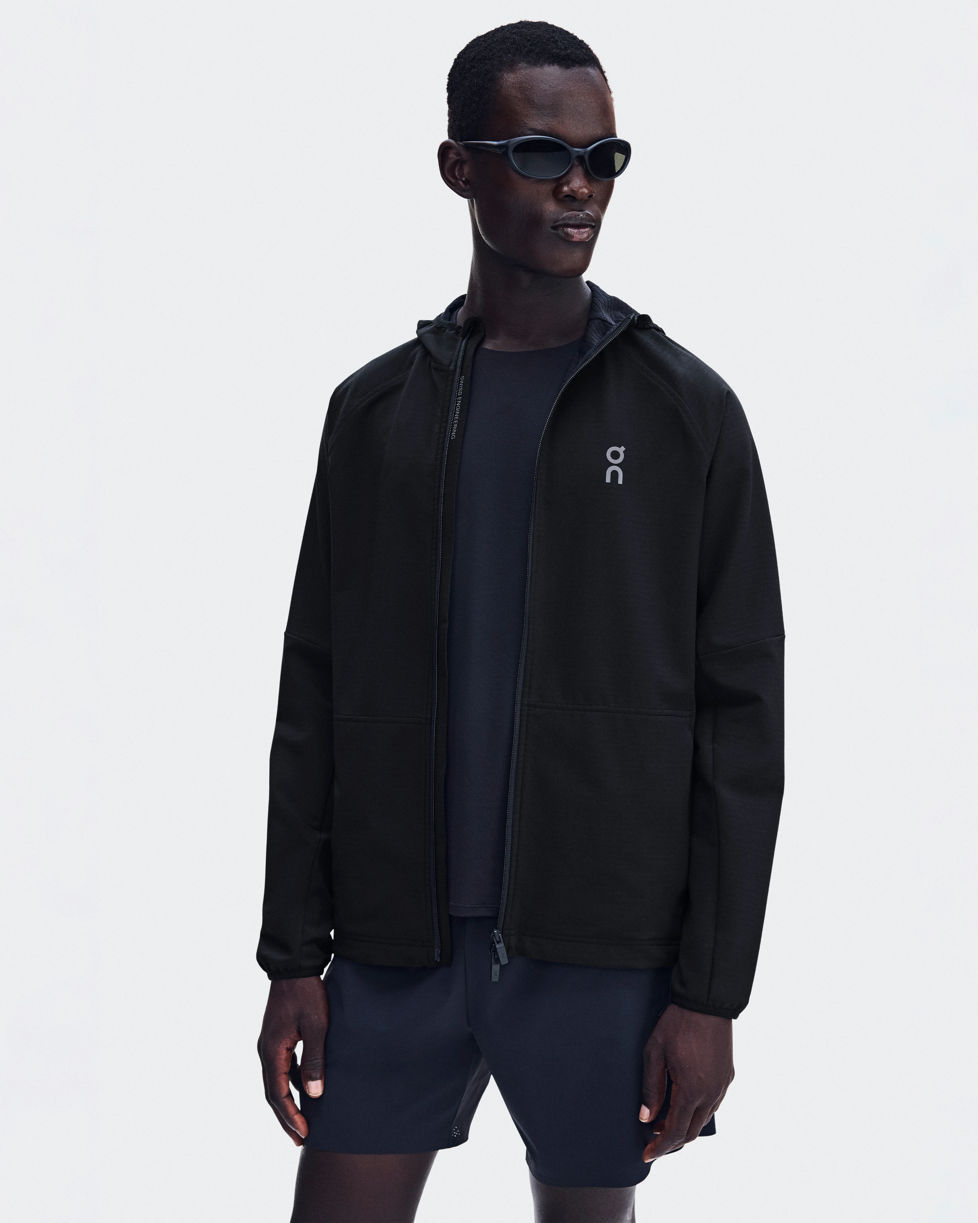 On Weather Hoodie Black Men Hoodies and sweatshirts