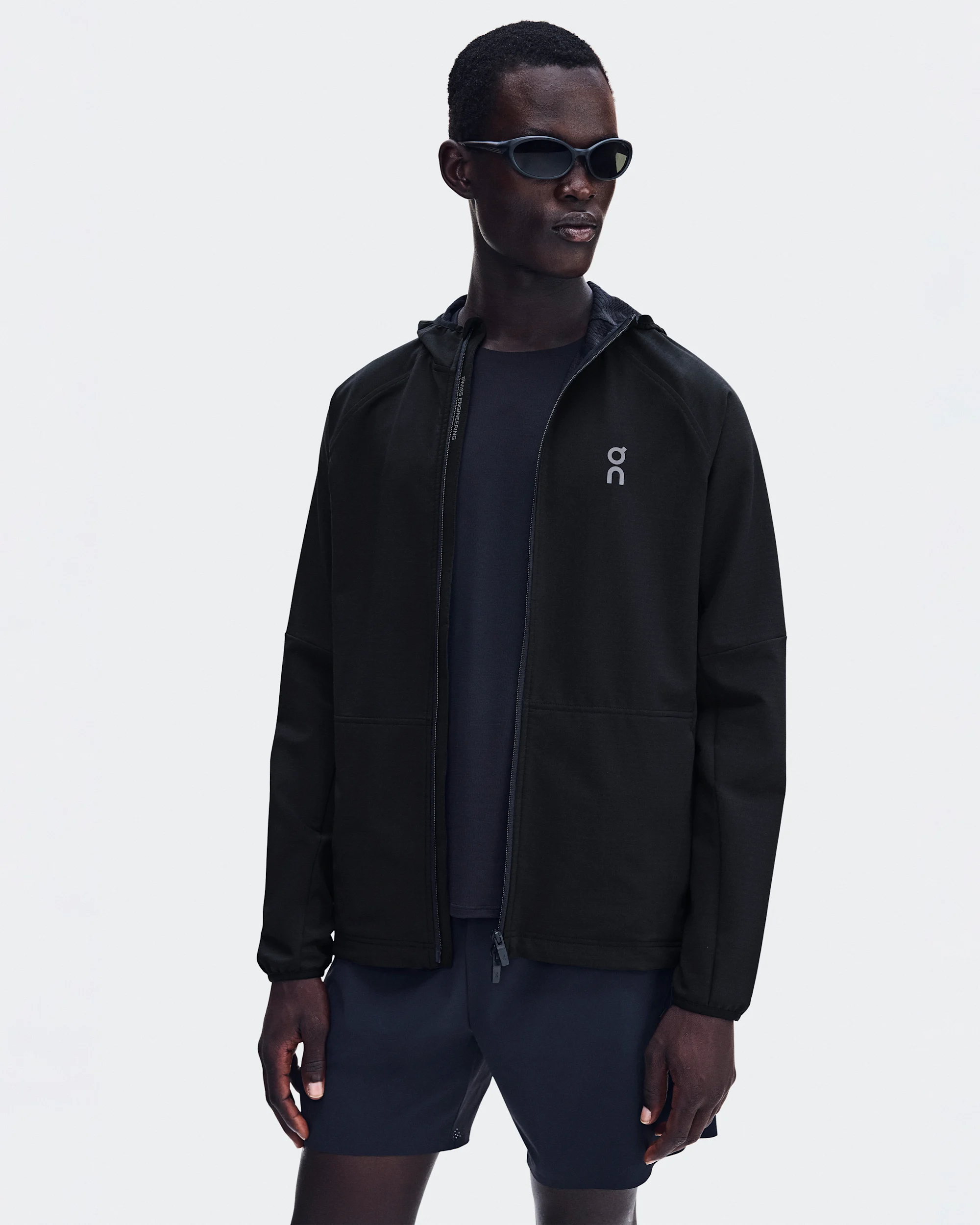 Men's Weather Hoodie Black - thumbnail 2
