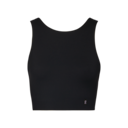 Core 2-in-1 Crop Shirt in Black