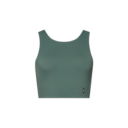 Core 2-in-1 Crop Shirt in Olive