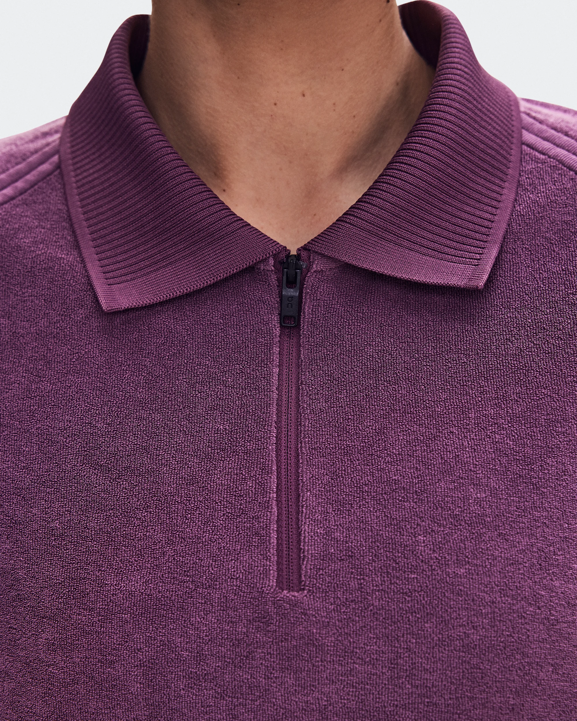 Women's Courtside Polo Terry Cassis - thumbnail 2
