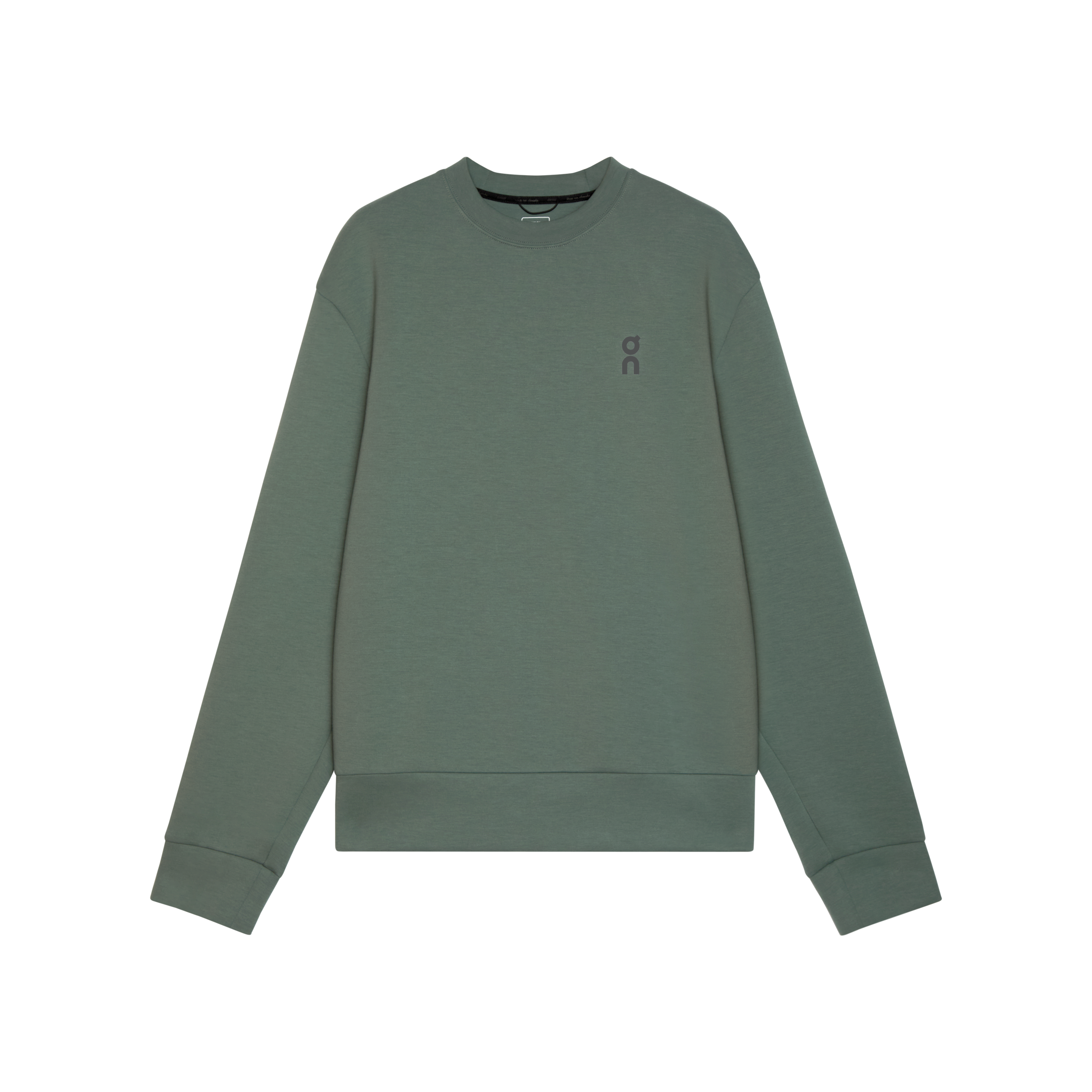 Focus Tech Crew Hoodie in Olive