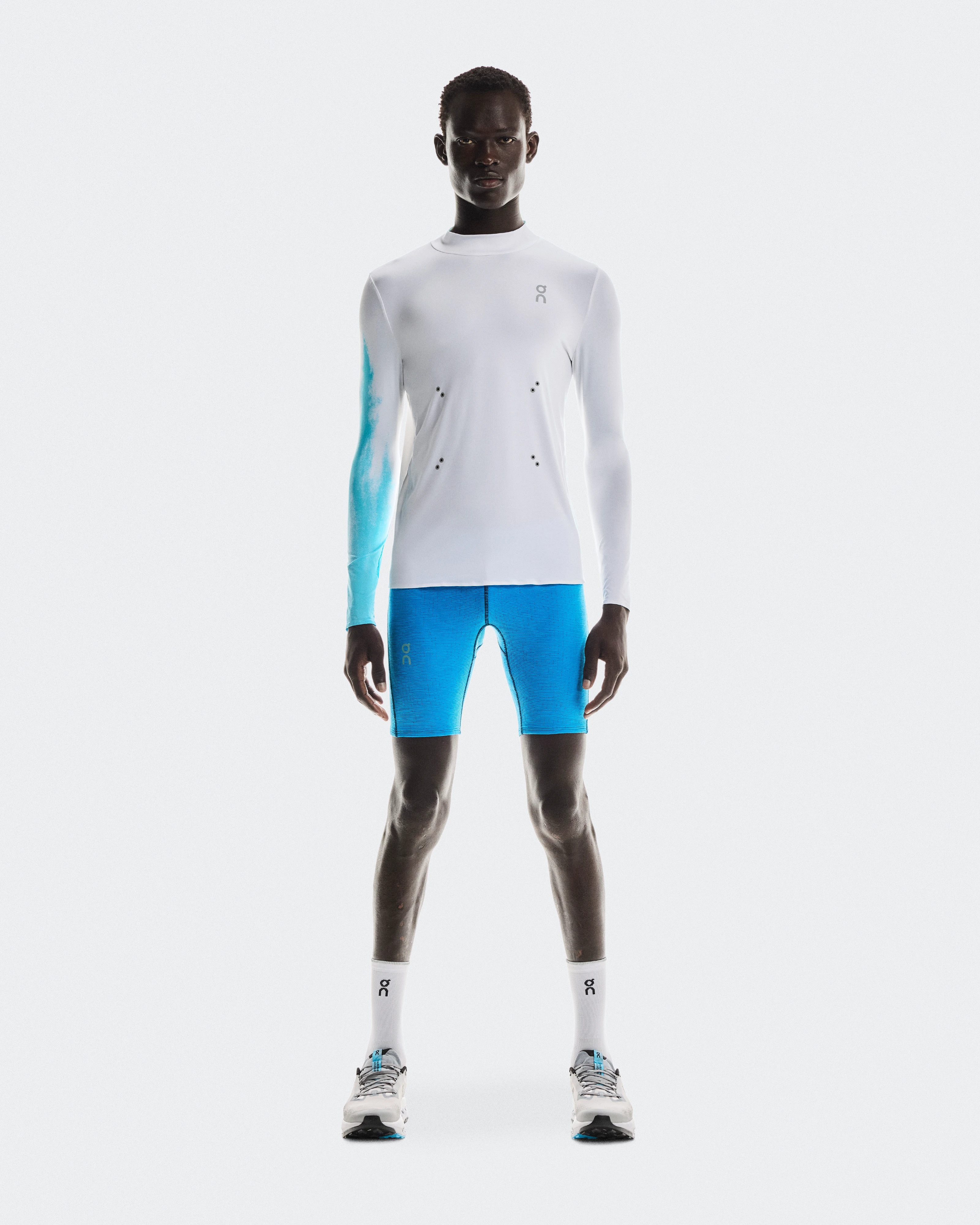 On Pace Long-T White & Horizon Men Tops and t-shirts