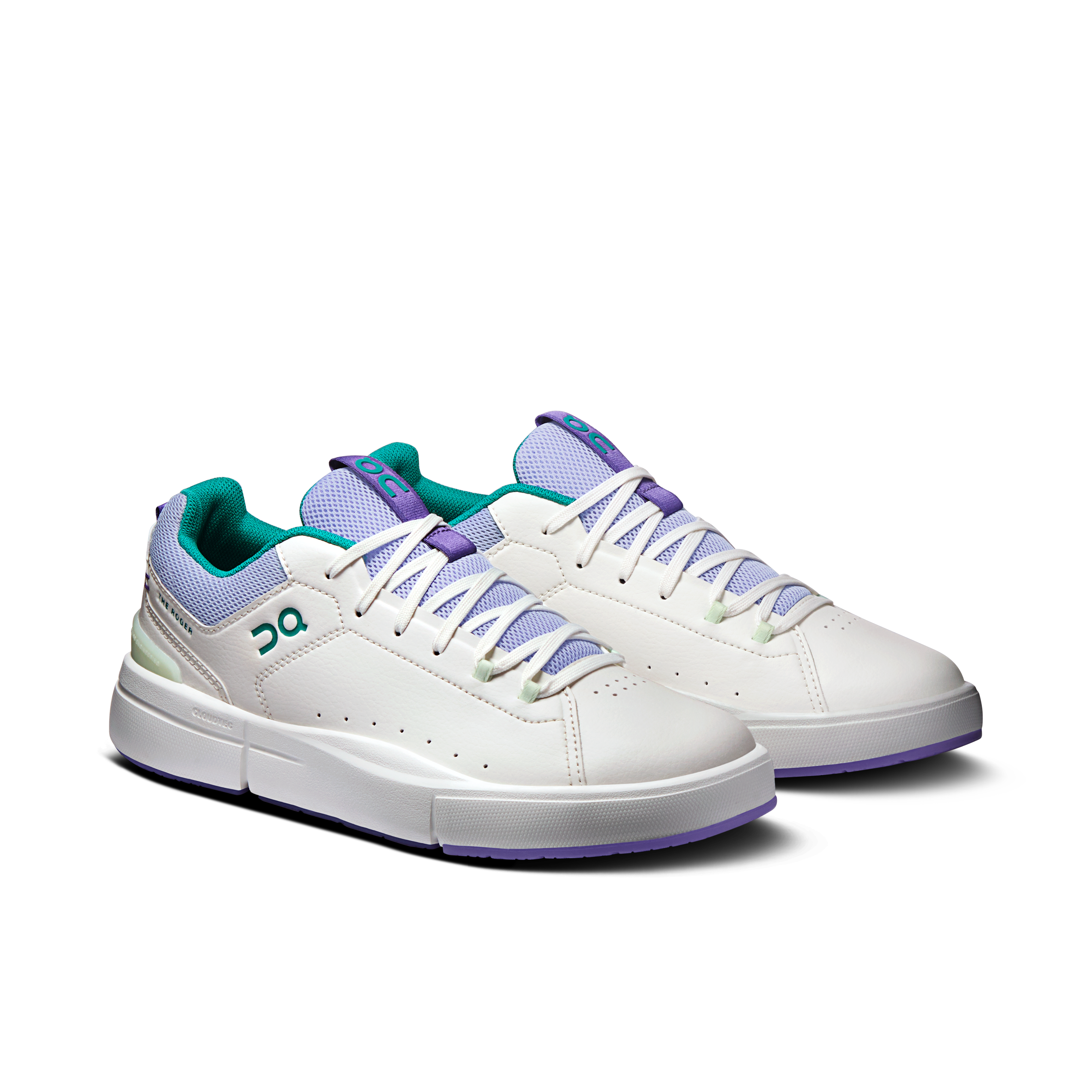 On THE ROGER Youth Ivory & Neem Youth Tennis Shoes