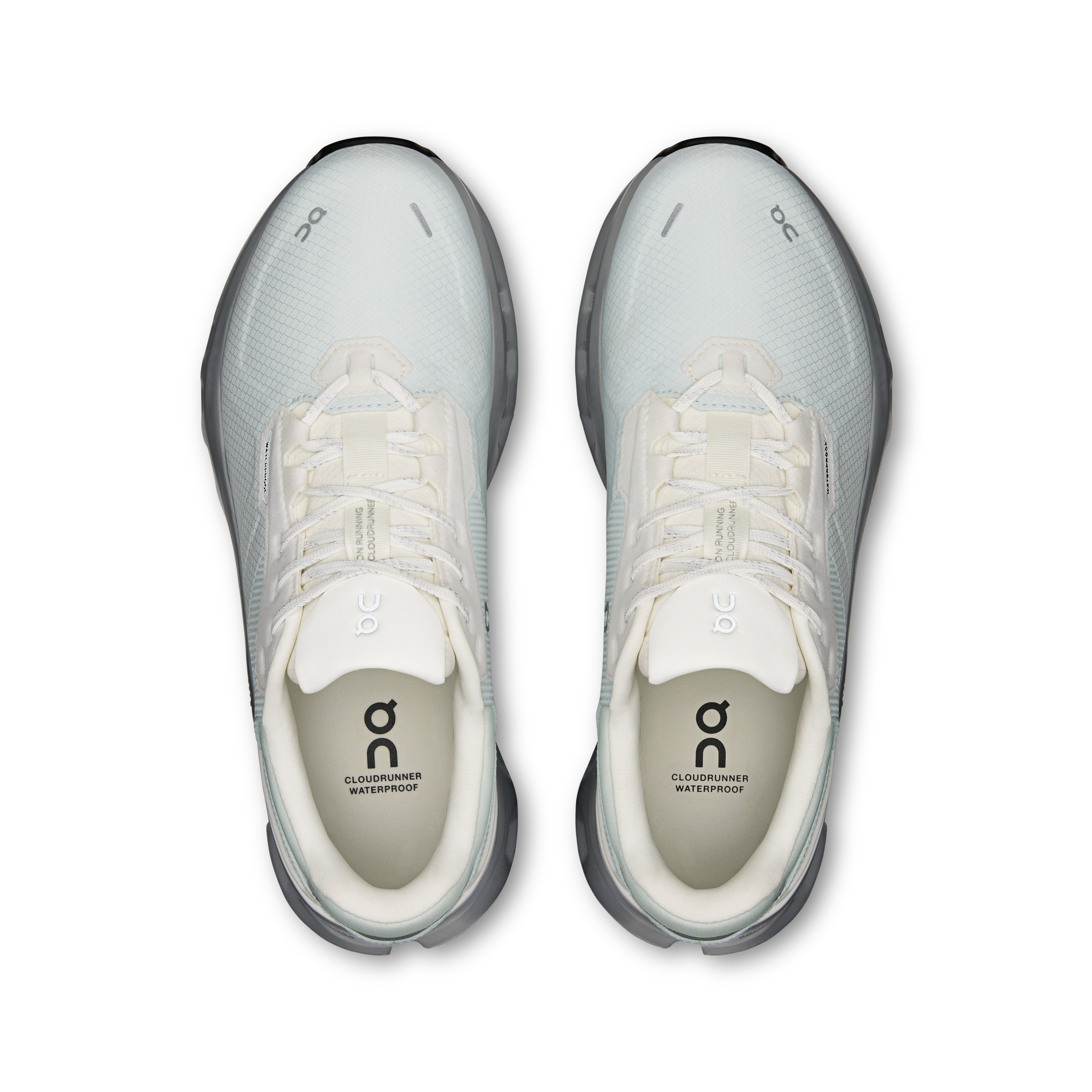 On Cloudrunner 2 Waterproof Iceberg & Alloy Women Road running Shoes