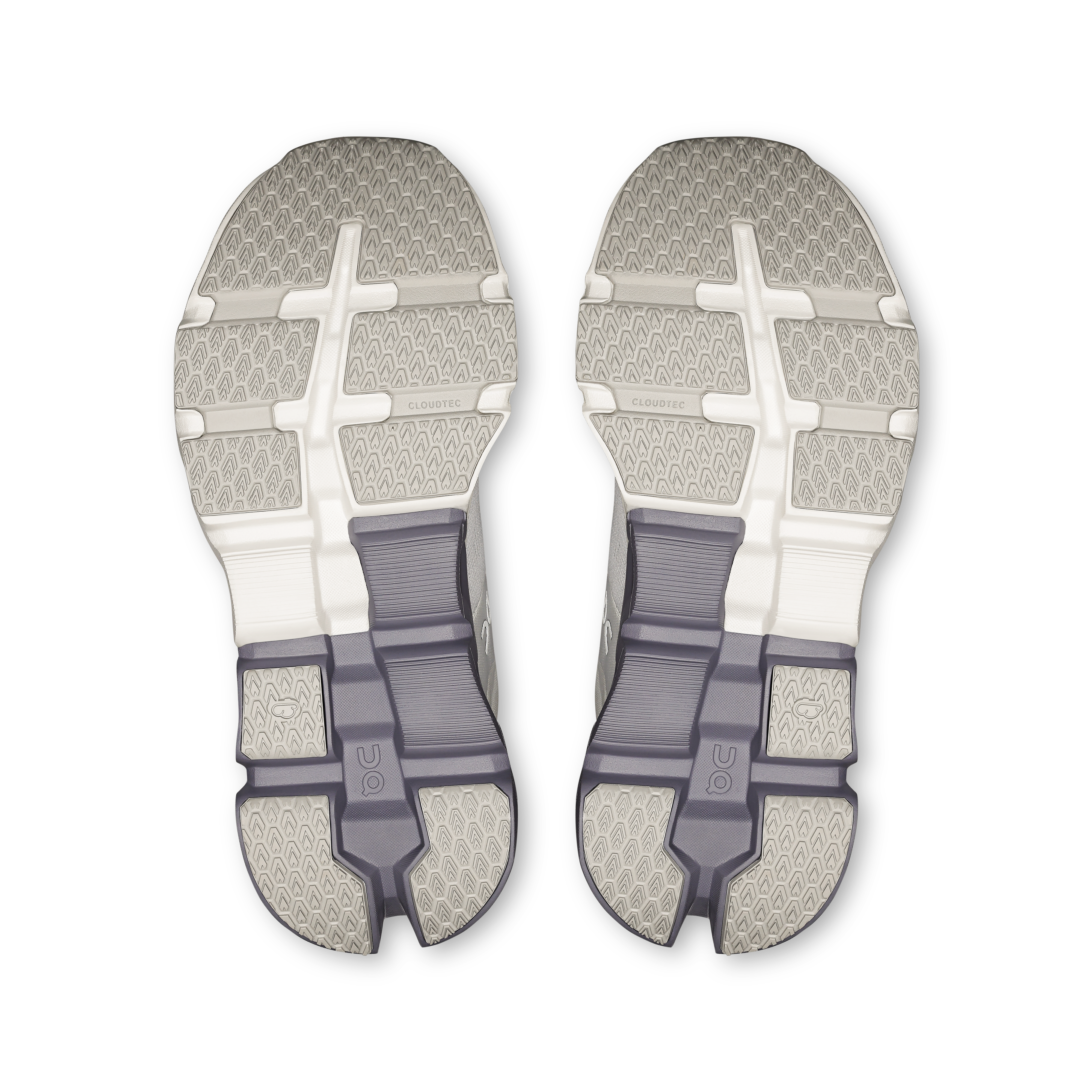 On Cloudflyer 5 White & Lilac Women Road running Shoes