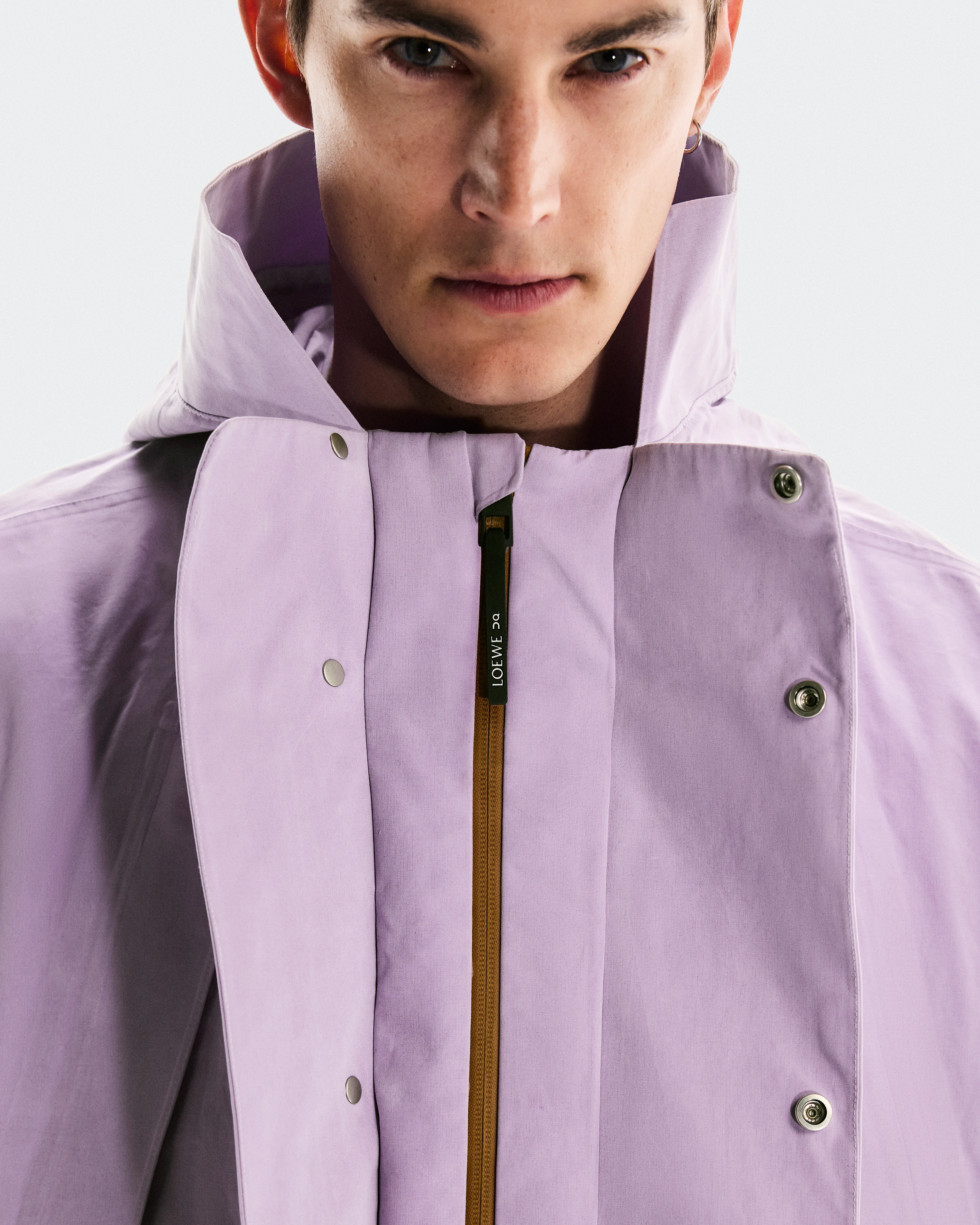 On Short Parka LOEWE Lilac Unisex Jackets