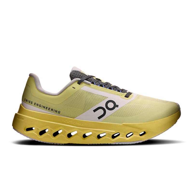 On Women's Cloudsurfer Next Z5 Road Running Shoe in Limelight/White, Size: 7.5, Recycled Polyester