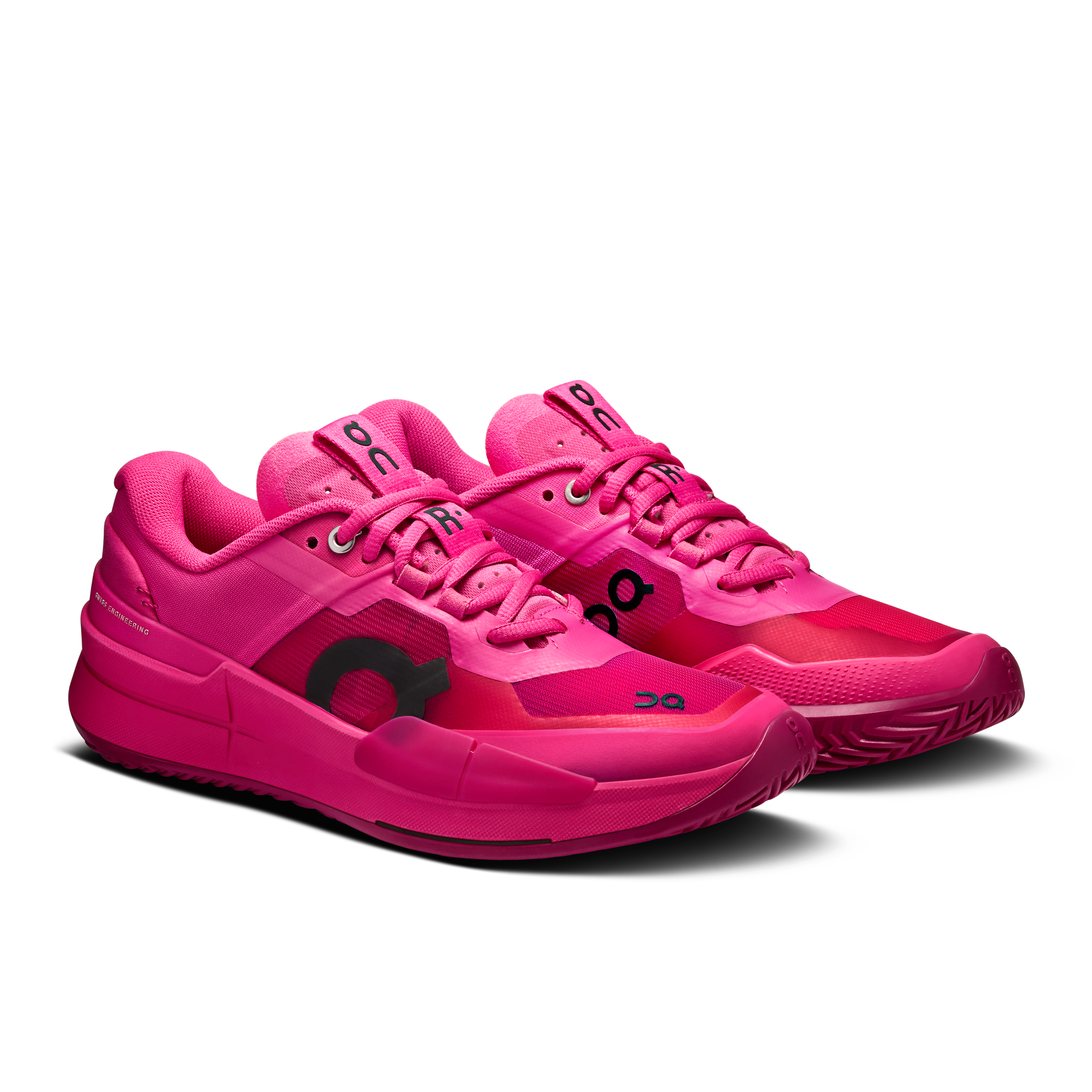 On THE ROGER Pro 2 Pink & Grenadine Women Tennis Shoes