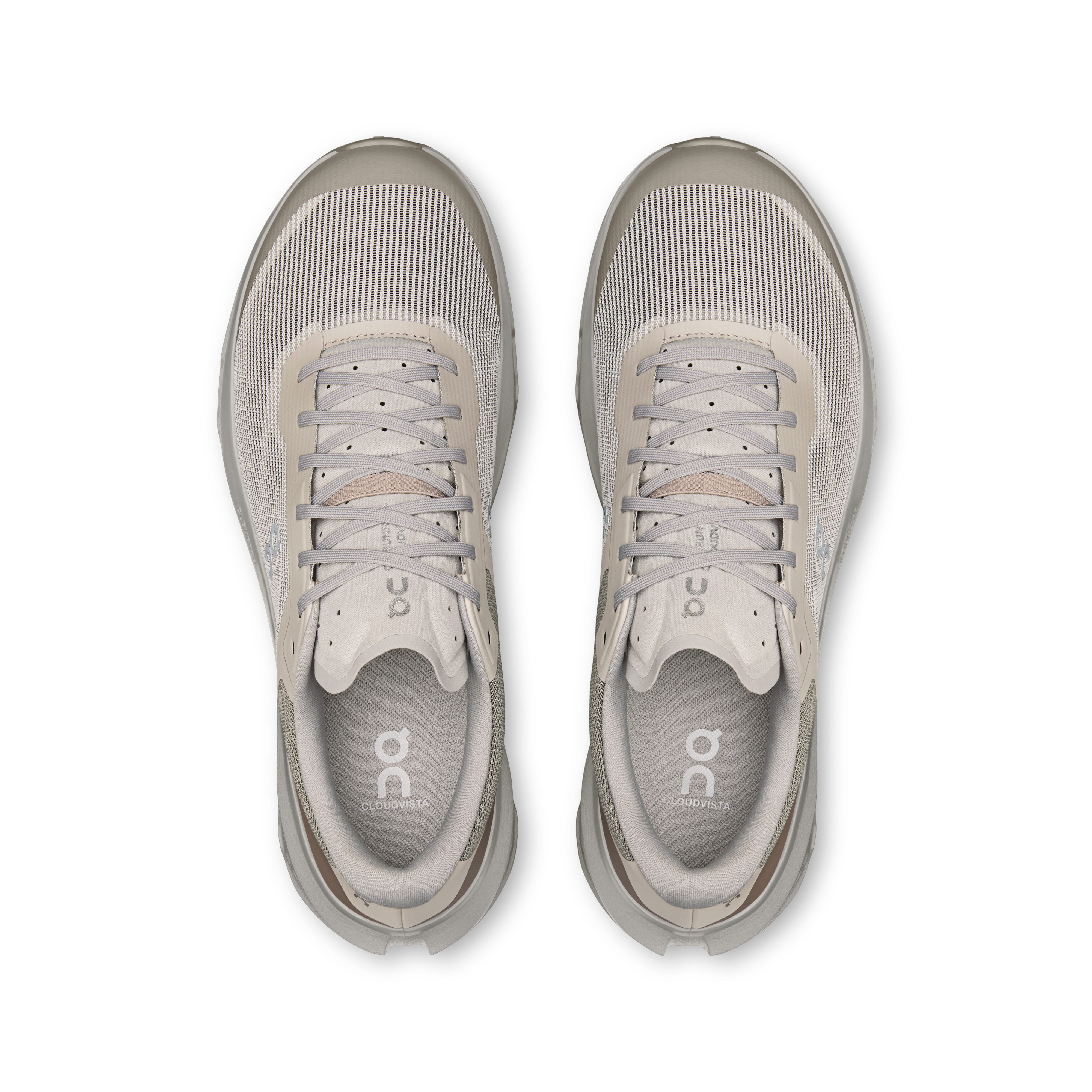 On Cloudvista 3 Fog & Pearl Men Trail running Shoes