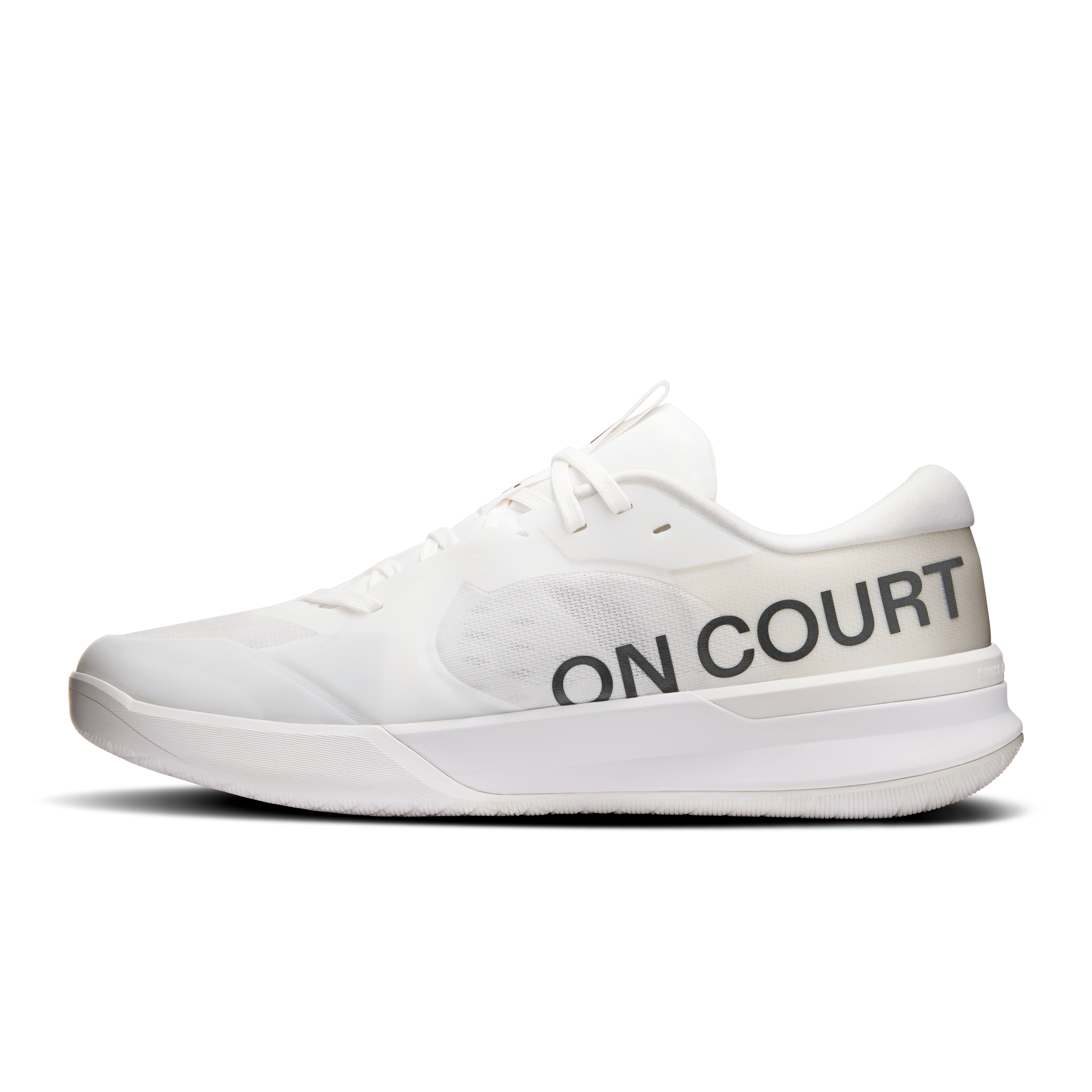 On THE ROGER Pro 3 White & Ash Men Tennis Shoes
