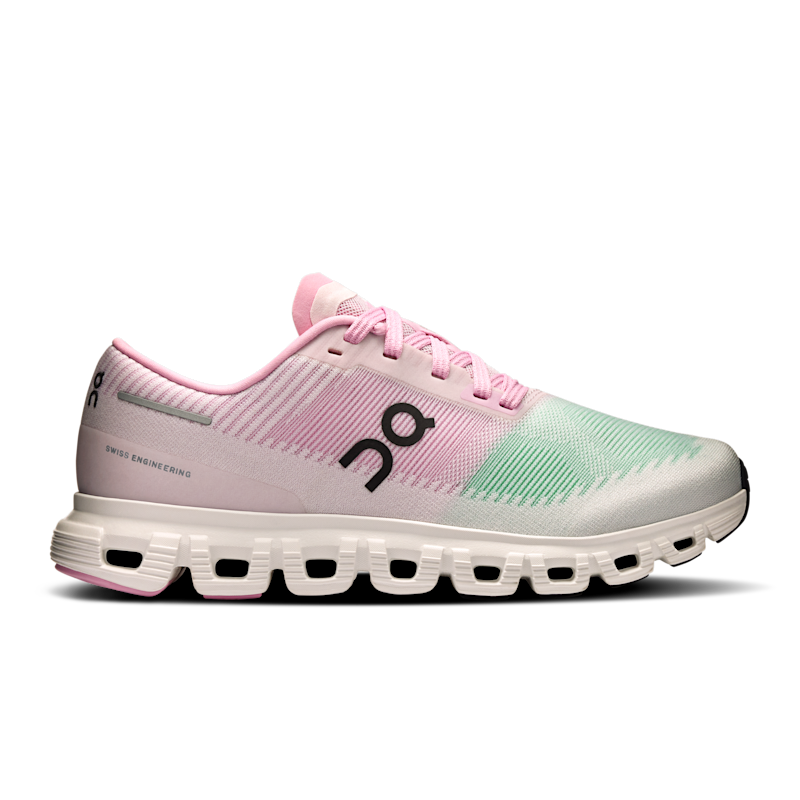 On Cloud 6 Push, Honeydew/Petal, Women
